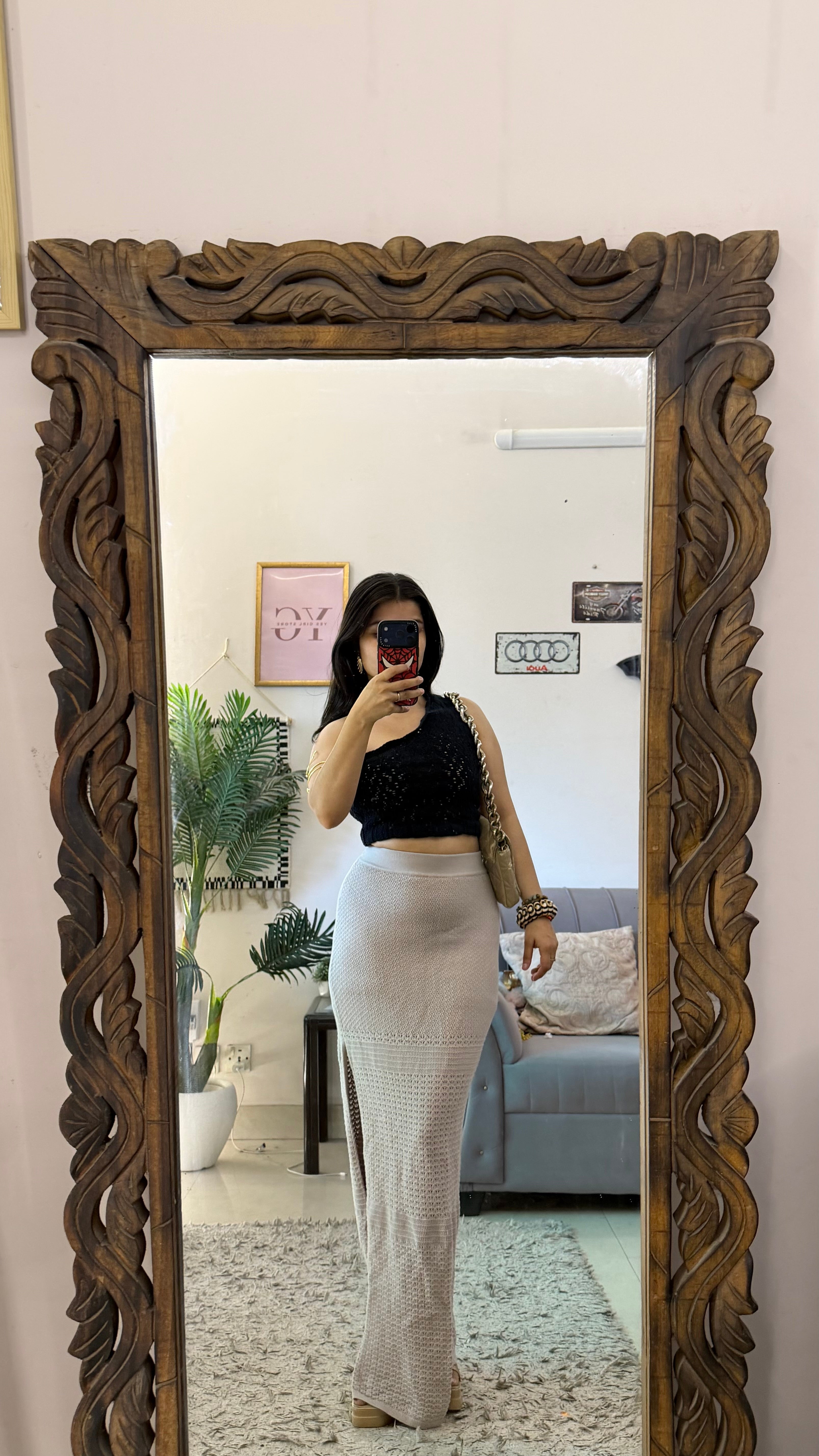 70 Crochet Skirt 24-28w/40L