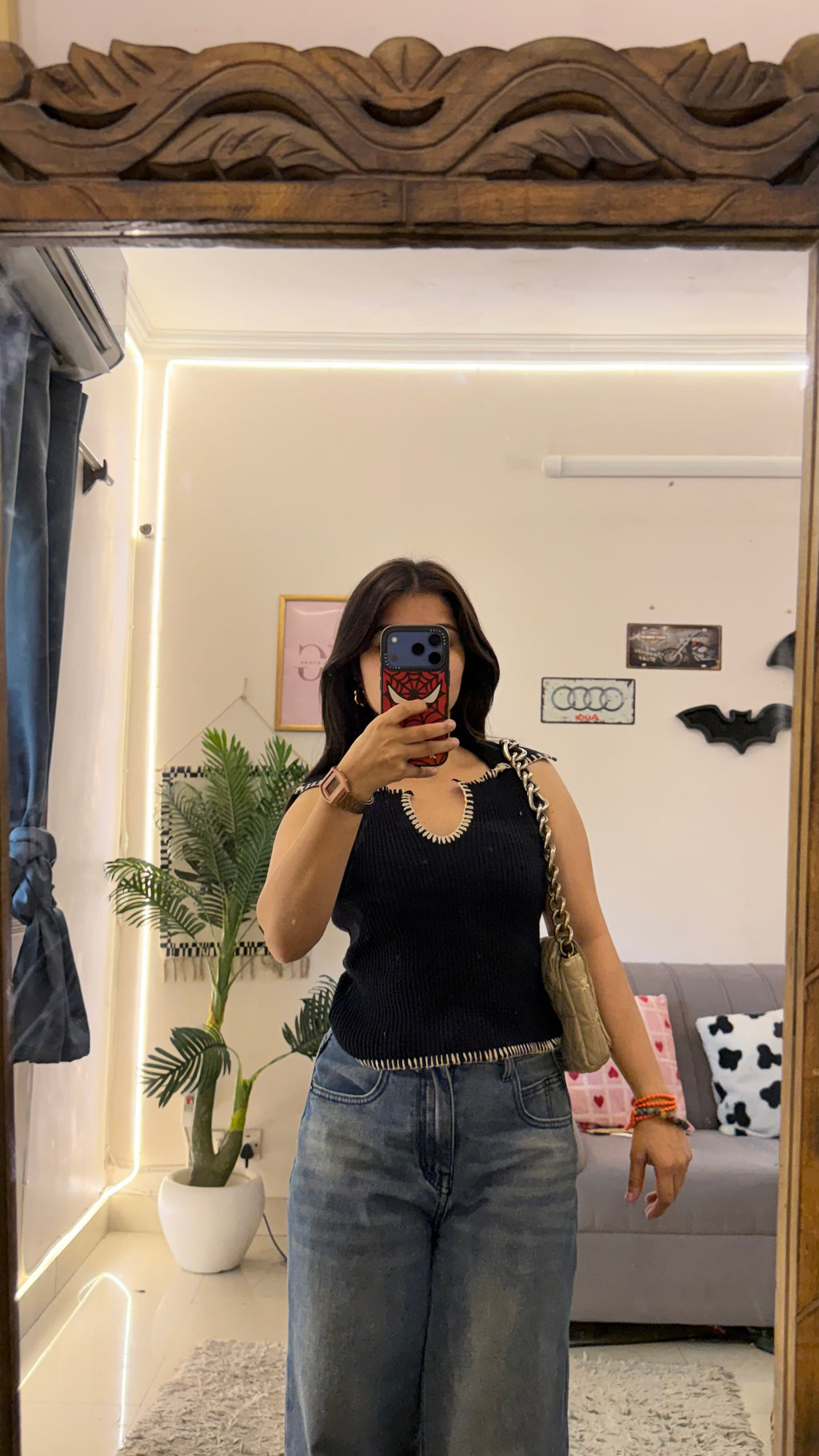 184 vintage top 30-36 bust