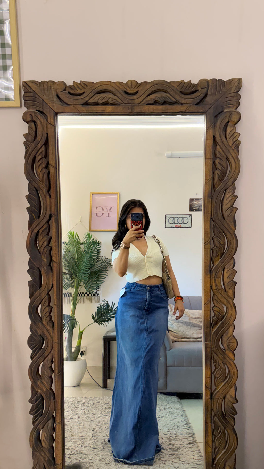 28 Pinterest denim skirt W30/40L