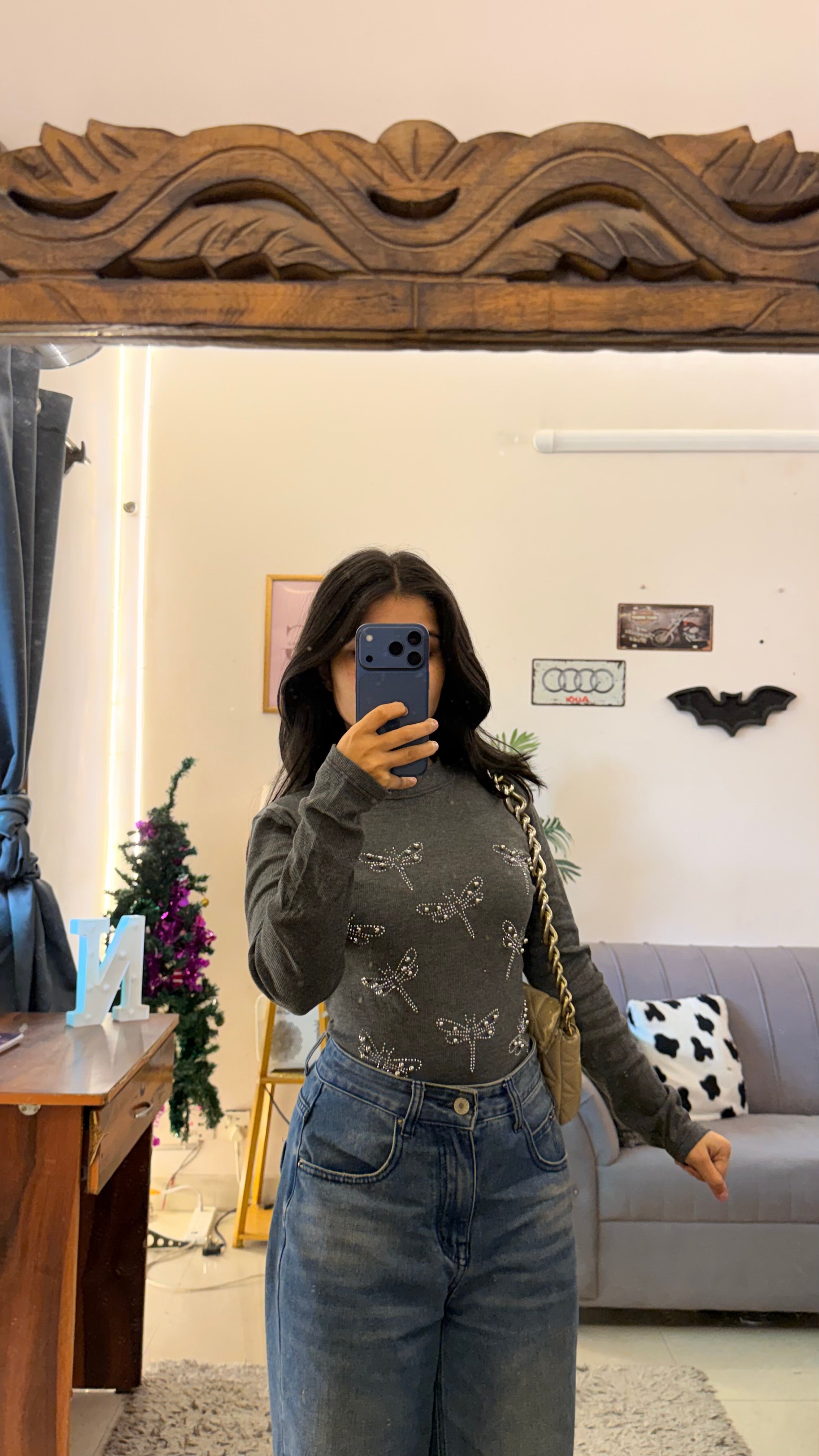 56 cute Top  3d print 30-32 bust