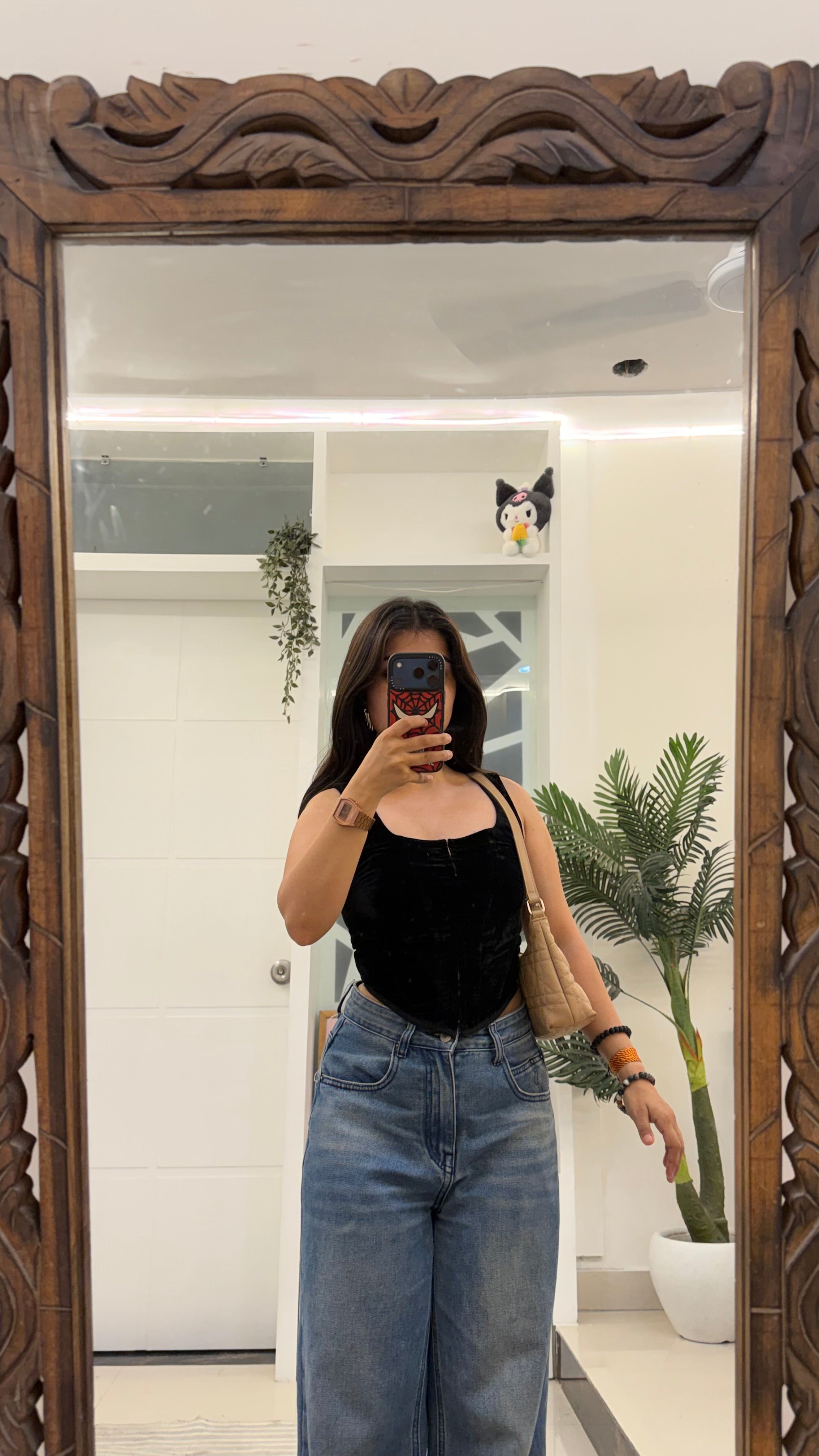 72 cute velvet corset 30-32 bust