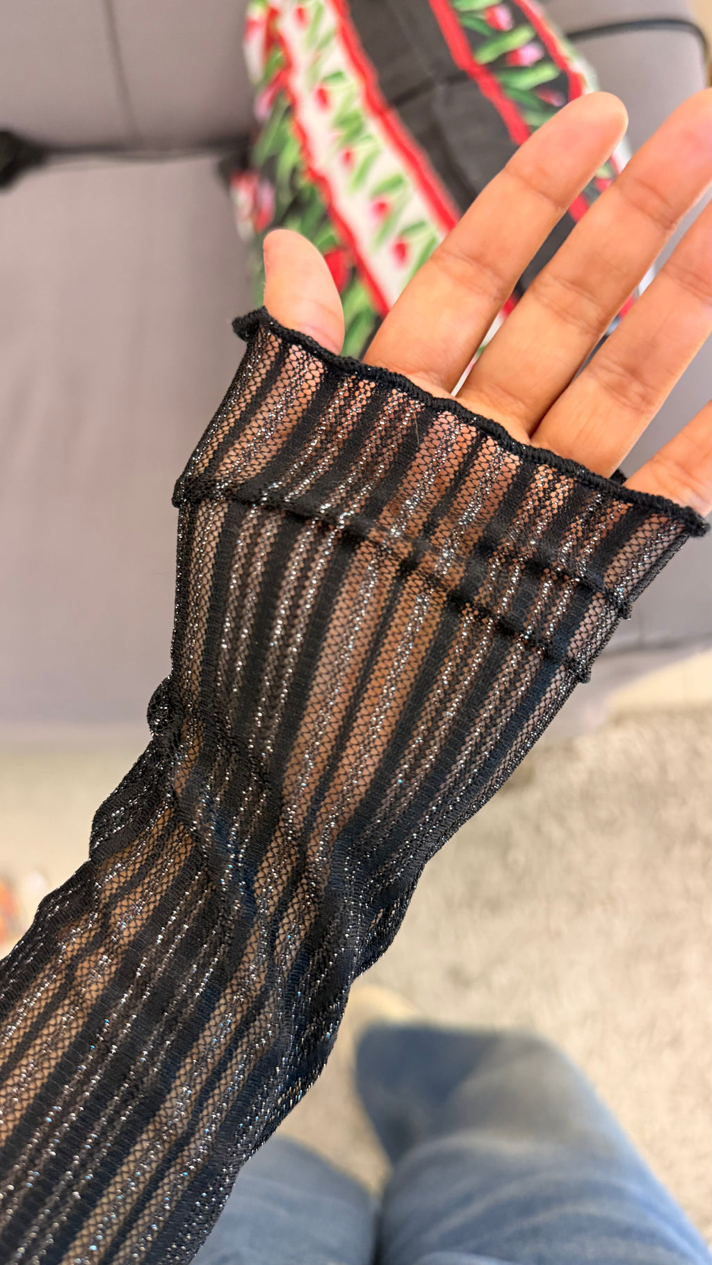 131 summer top 32 bust mesh top