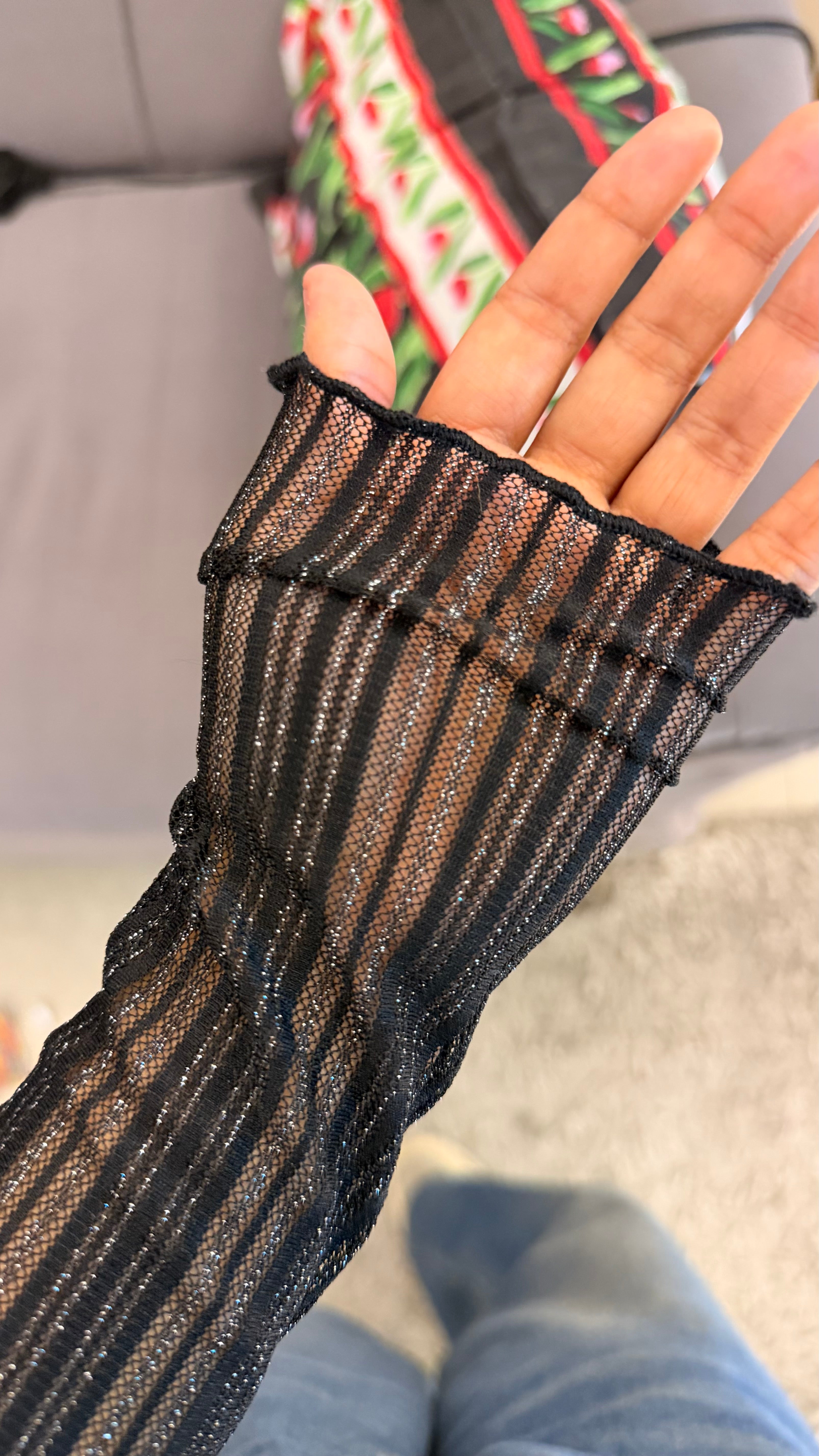 131 summer top 32 bust mesh top