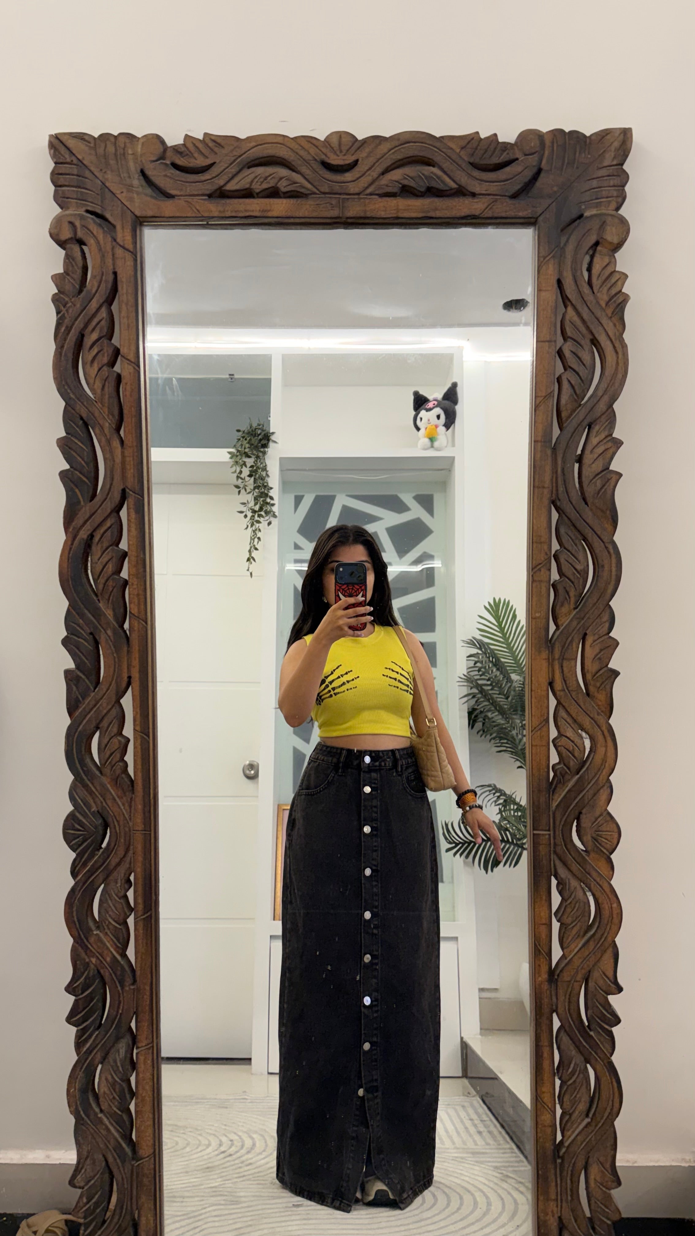 60 Pinterest Denim Skirt 28 waist/l:39