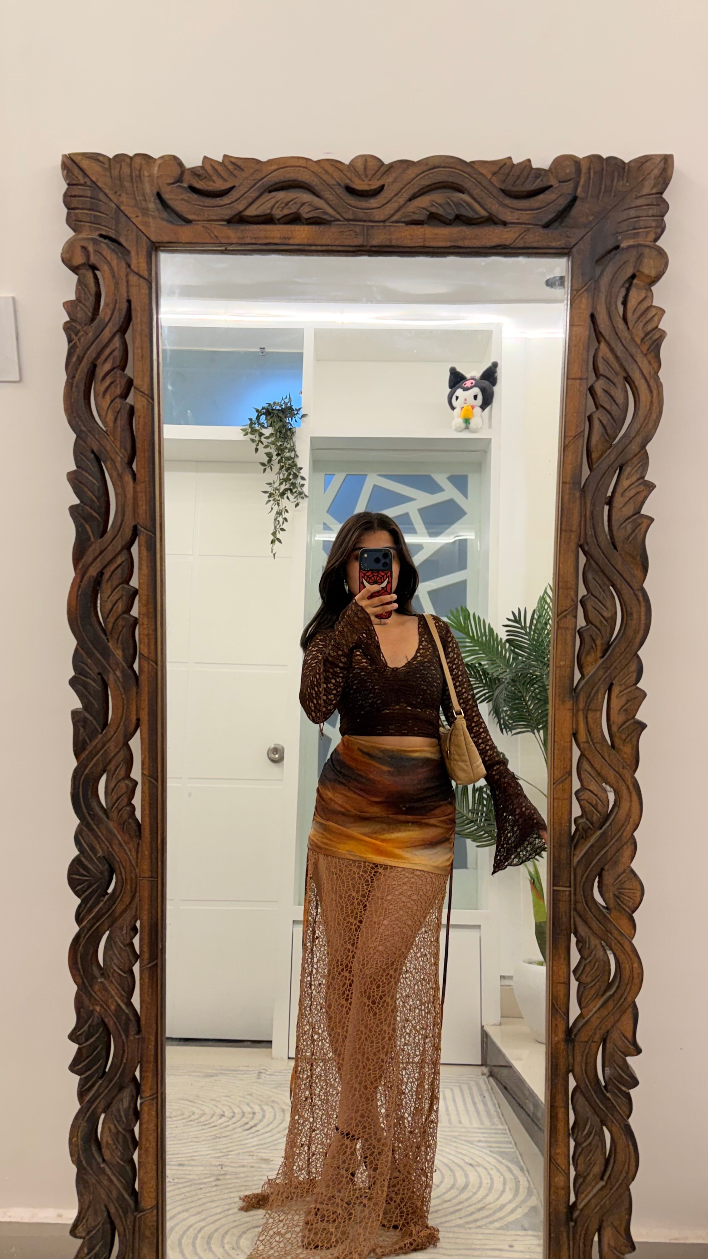 43 crochet skirt 31-34 waist/l:46