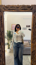 35 Summer Top 30-33 bust (3d flowers)