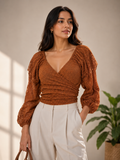 27 wrap around top 34-38 bust
