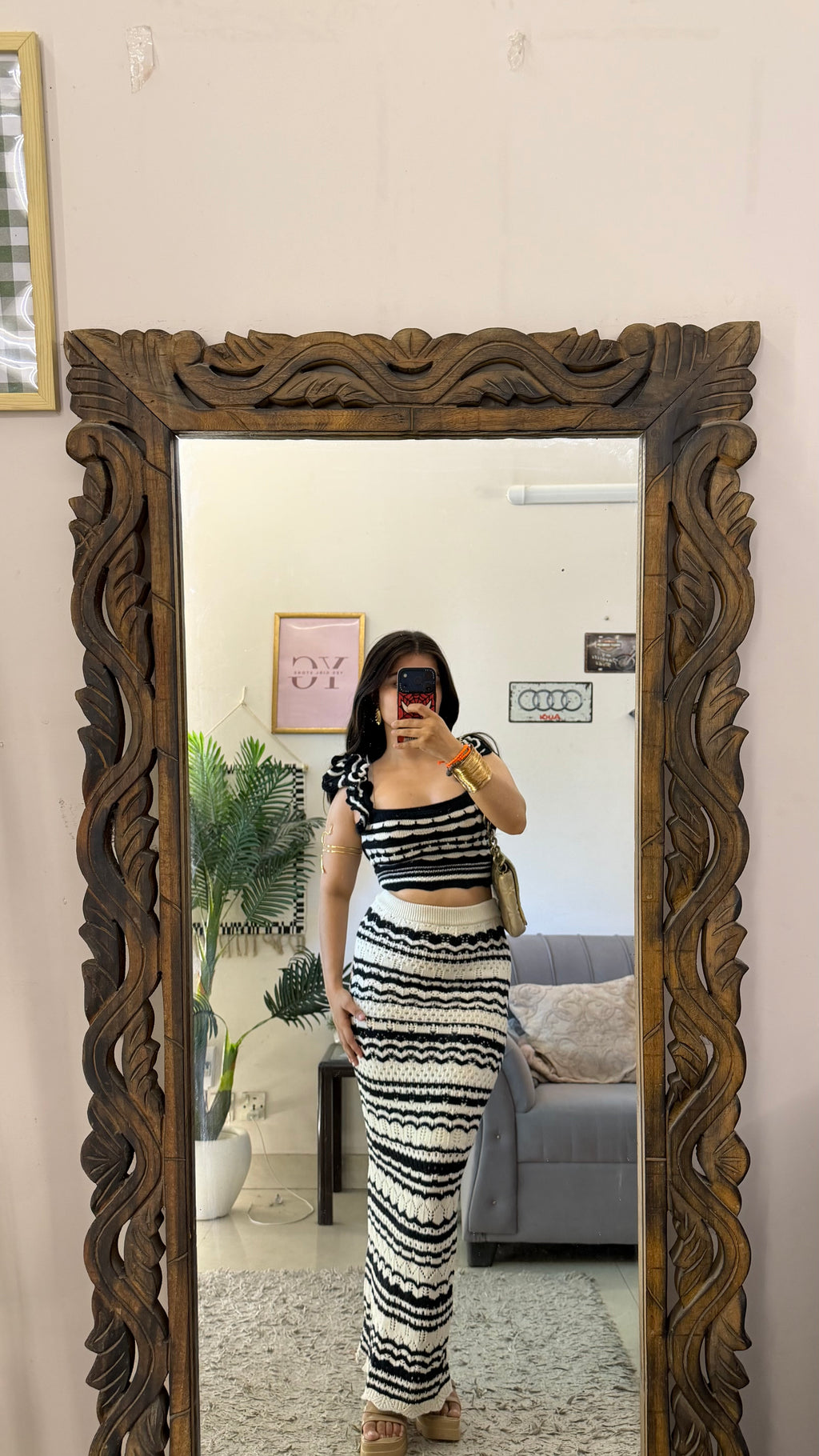 44) crochet skirt