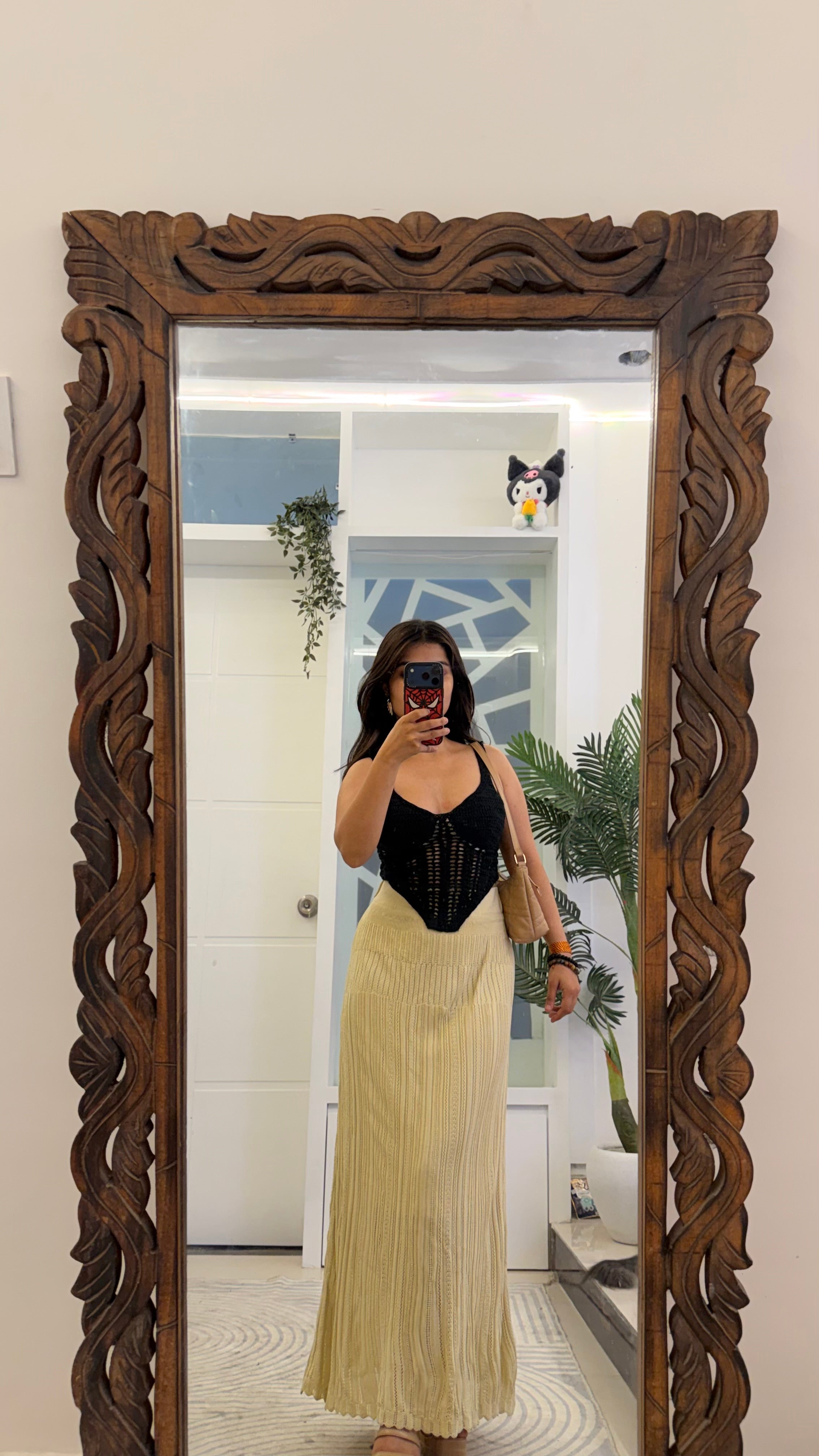 76 Summer Crochet skirt 32-36 waist/l: 36