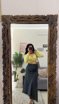 78 vintage denim skirt W29/28L