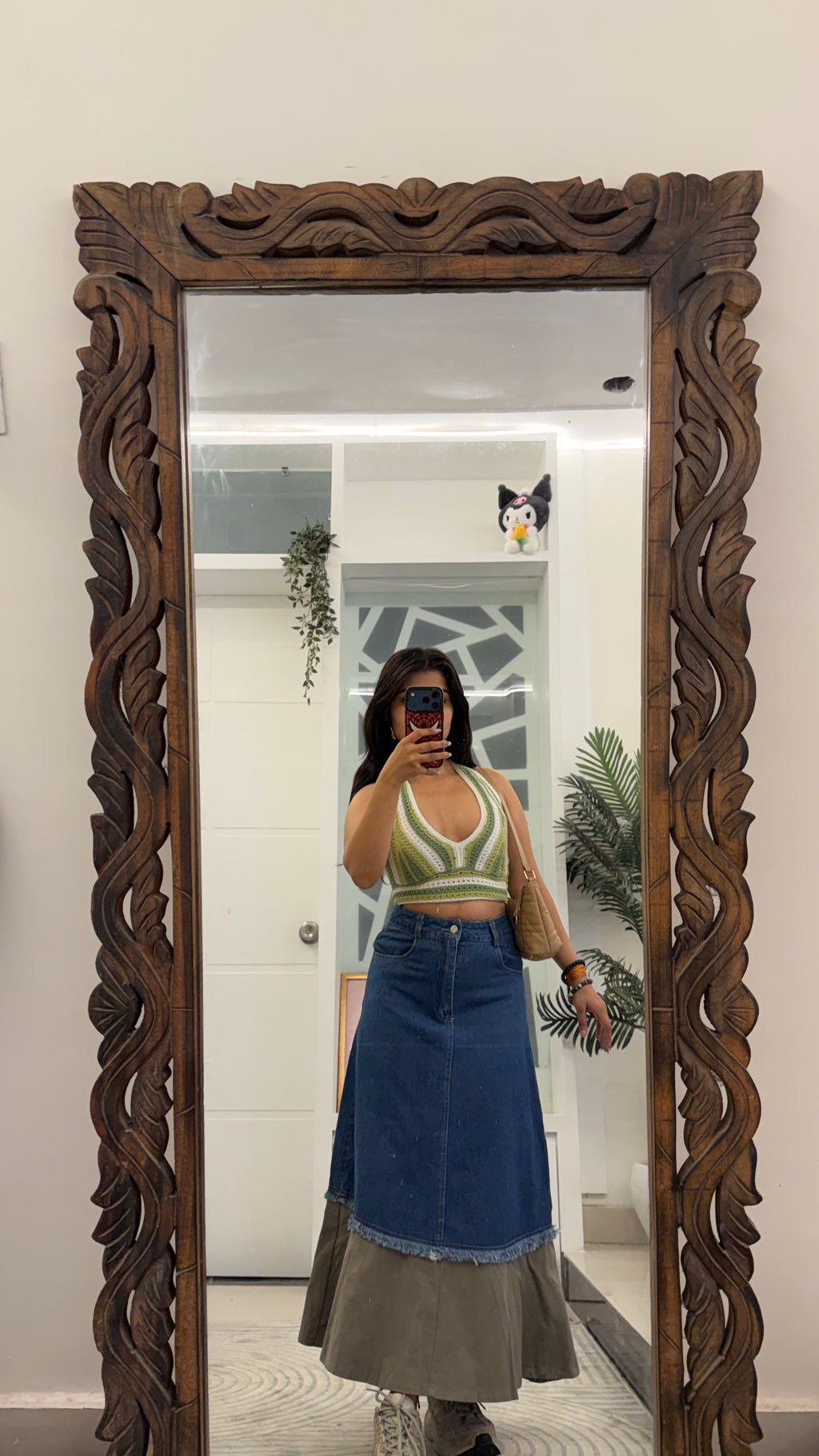 65 Pinterest Denim Skirt 26 waist/l:34
