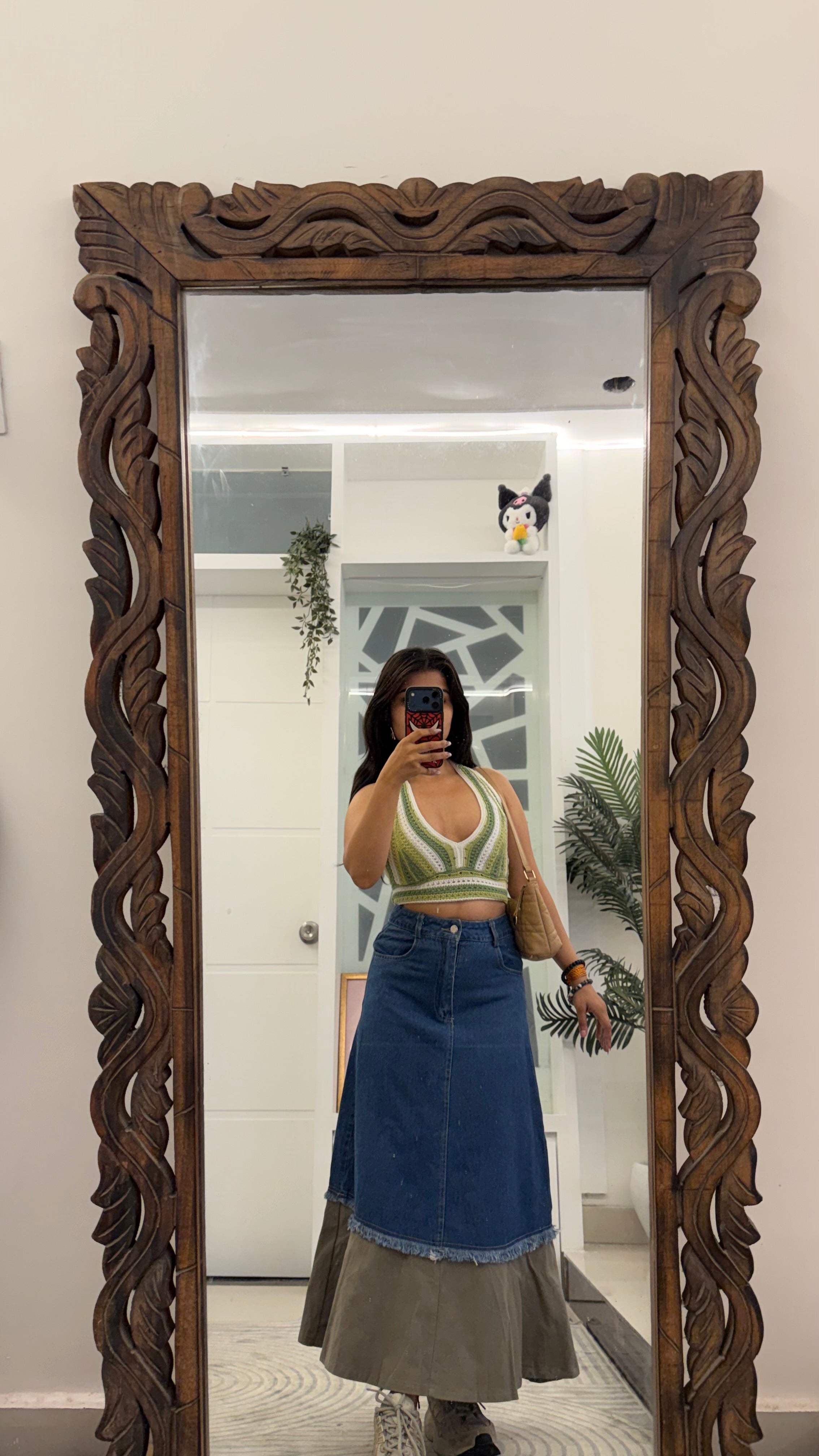 65 Pinterest Denim Skirt 26 waist/l:34