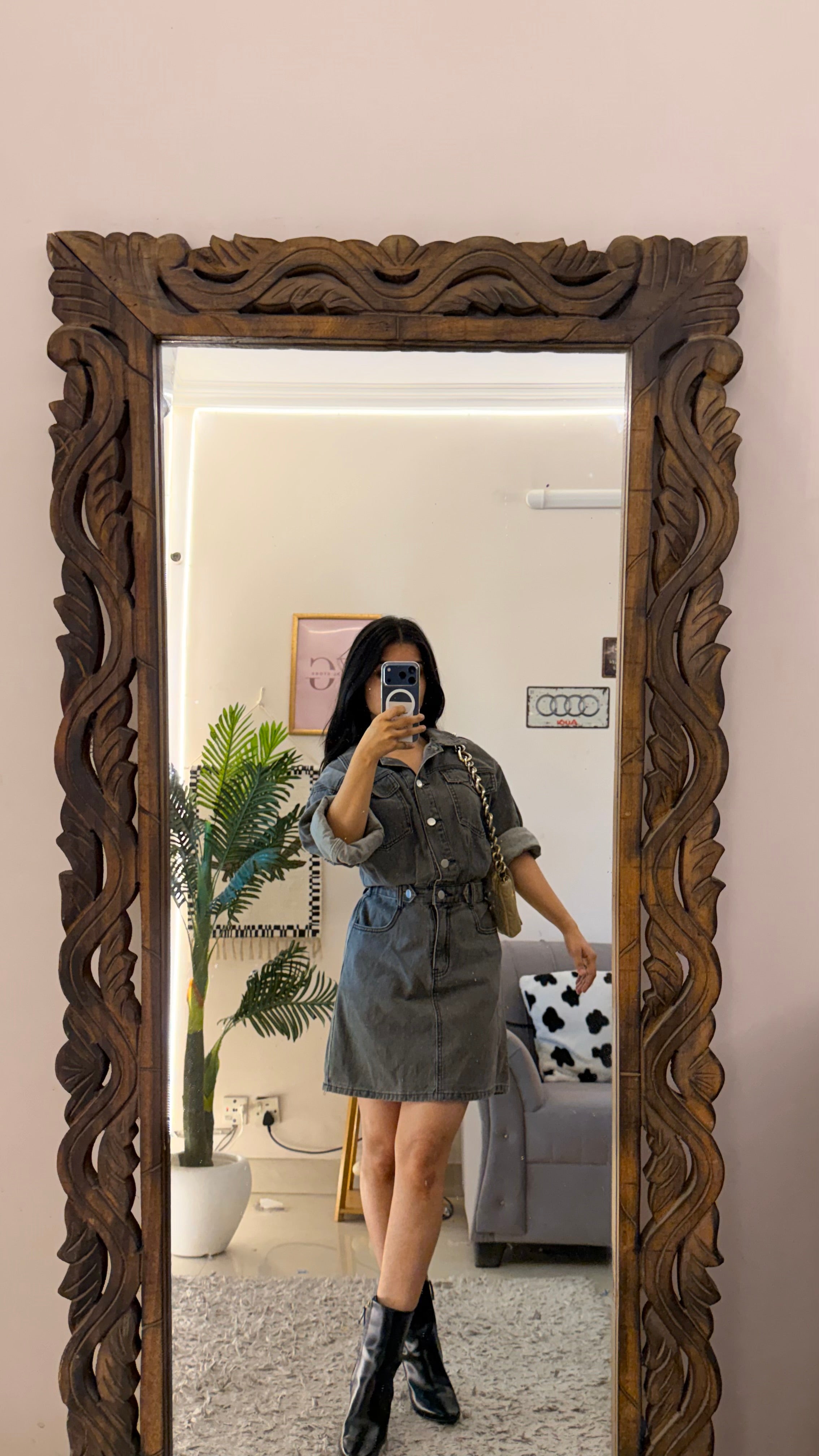17 Denim Dress upto Bust36 /L36