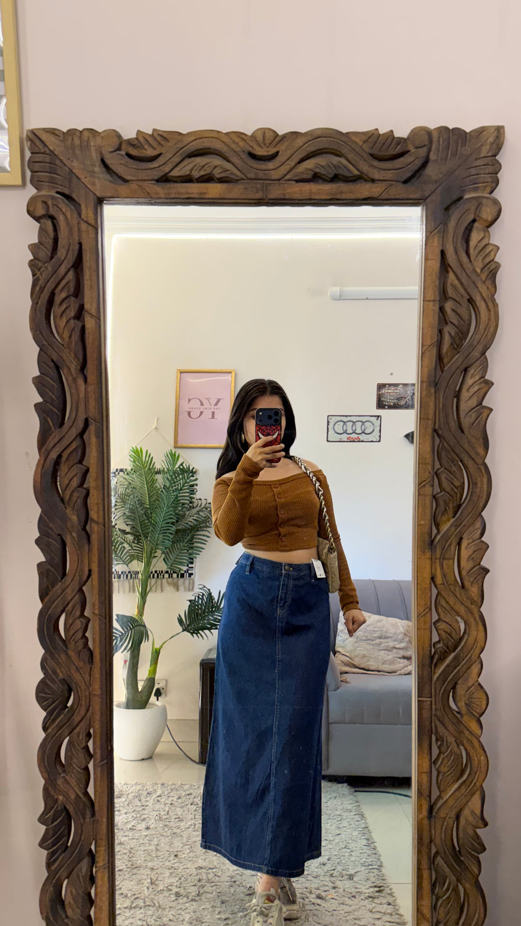 41 Pinterest Denim Skirt W27/32L