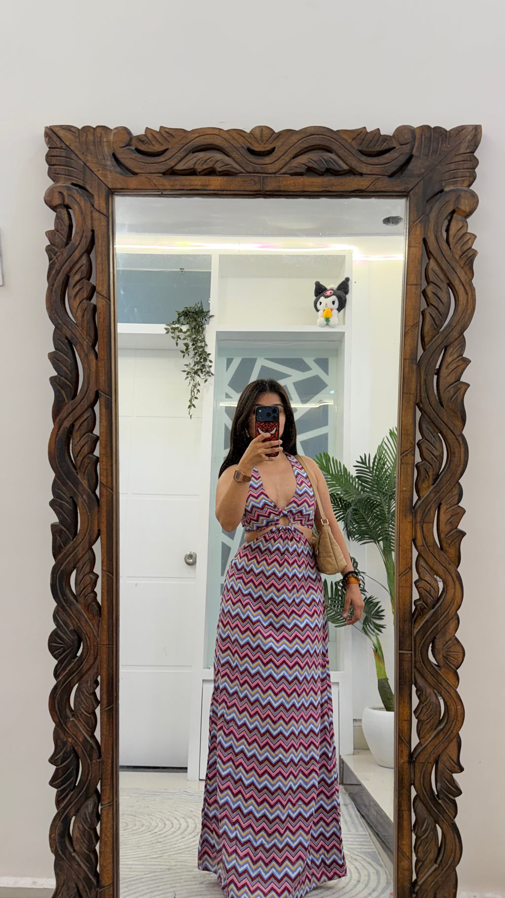 135) cute dress 32-34 bust/l:49