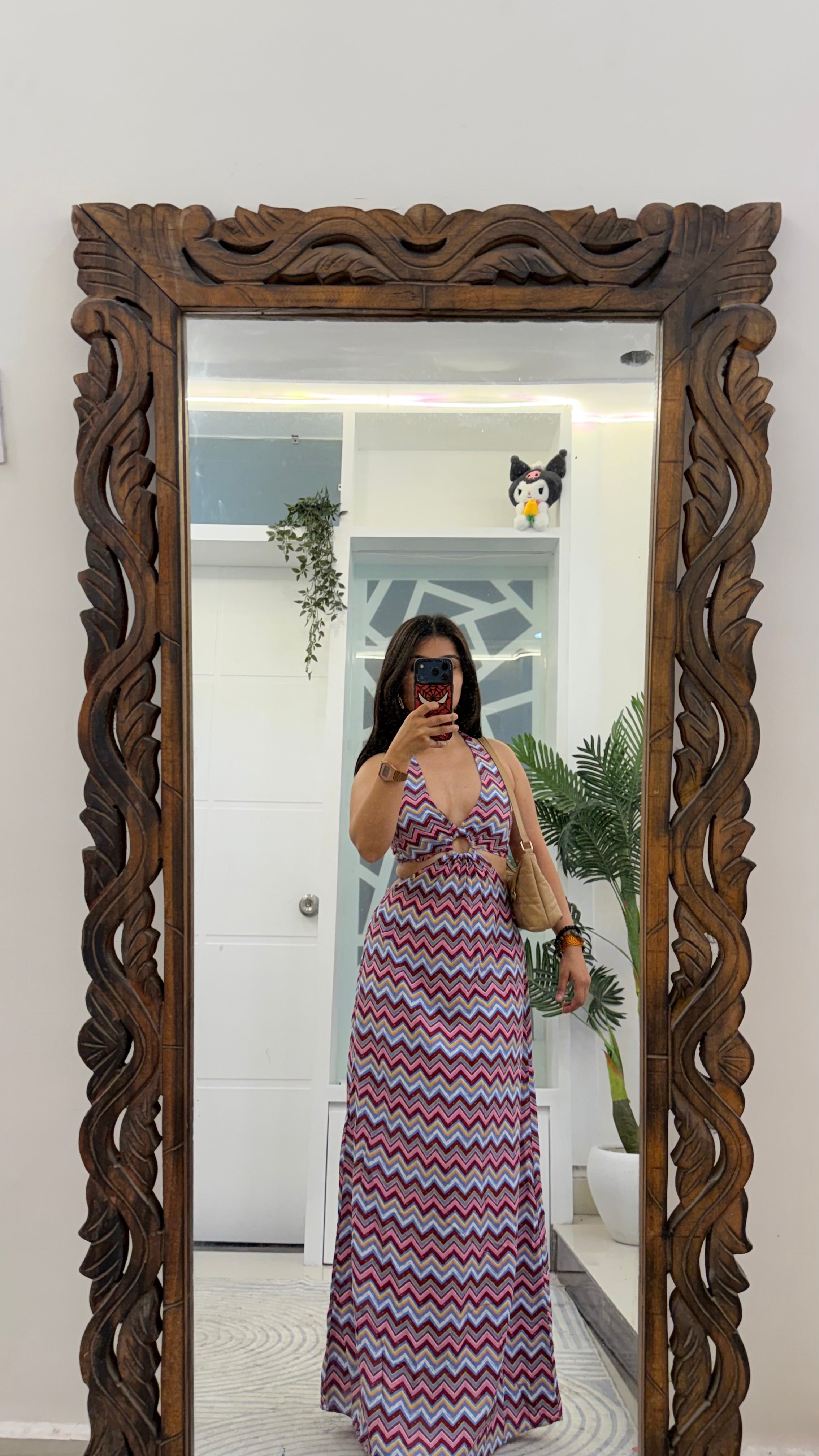 135) cute dress 32-34 bust/l:49