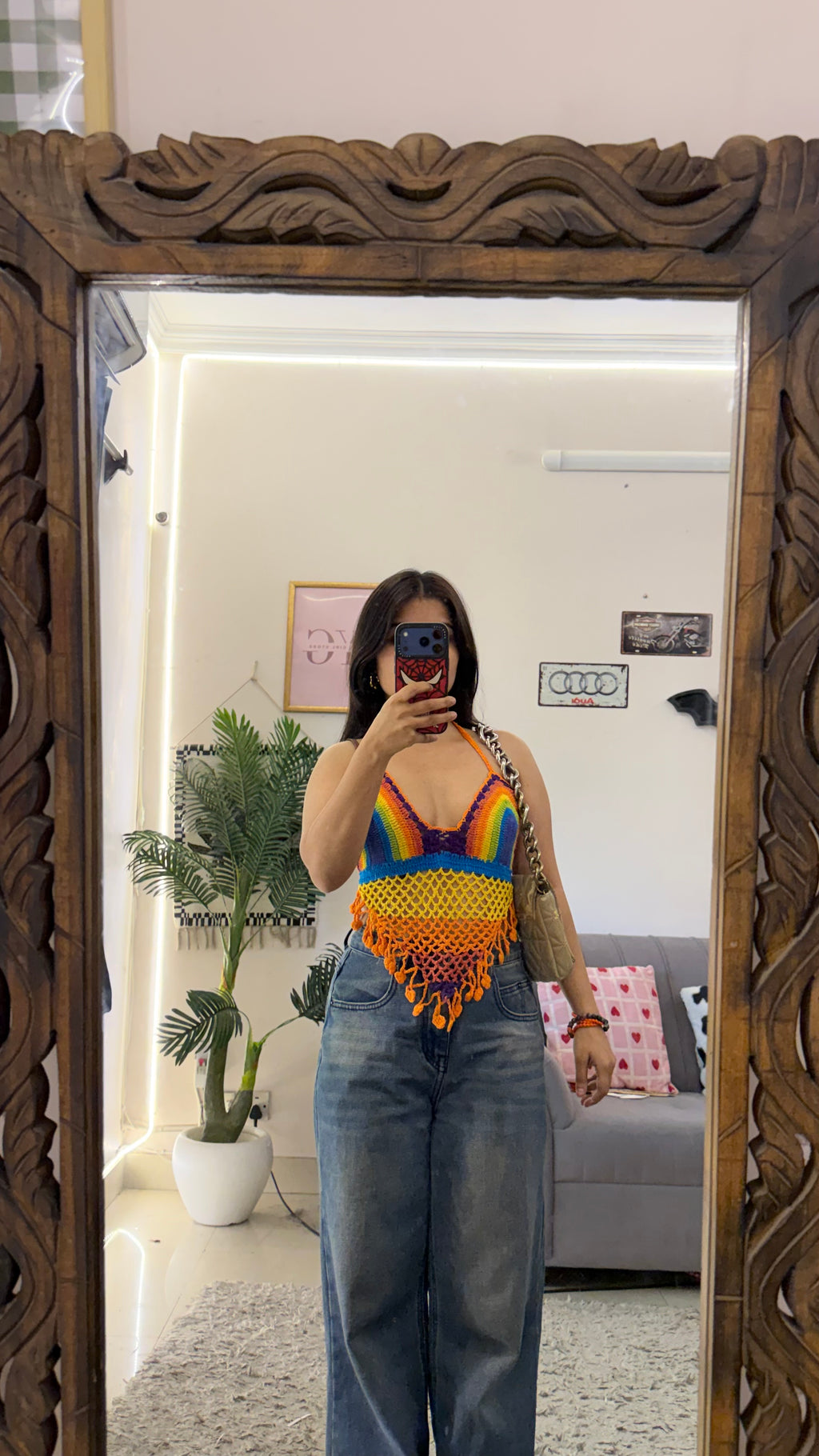 174 cute retro top 30-34 bust