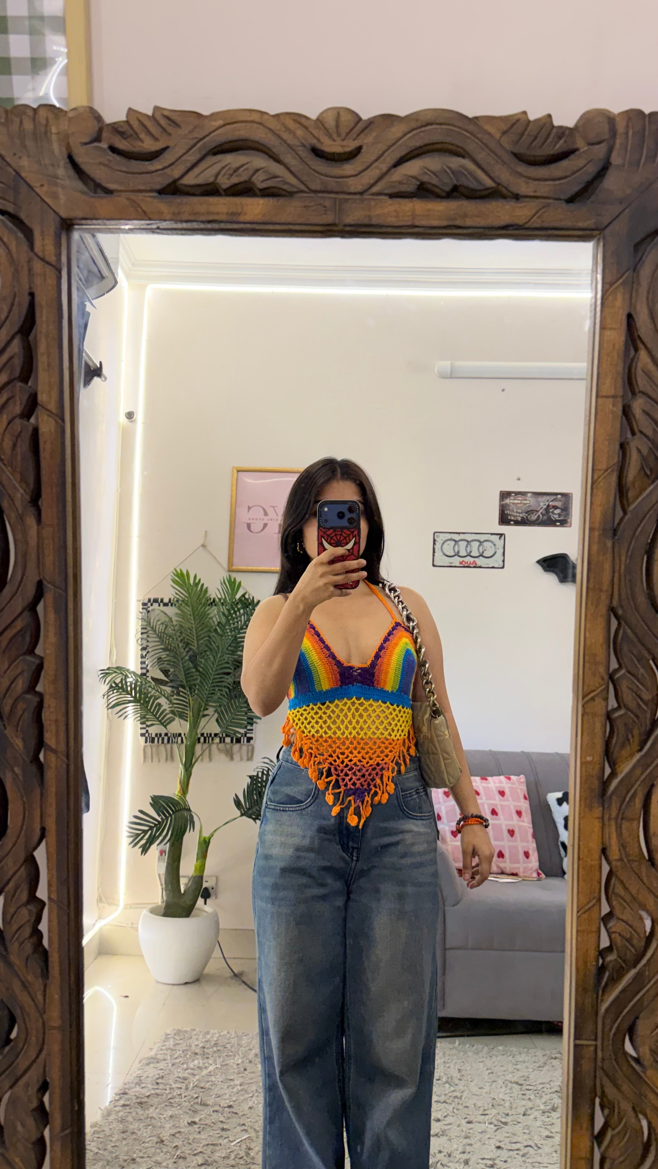 174 cute retro top 30-34 bust