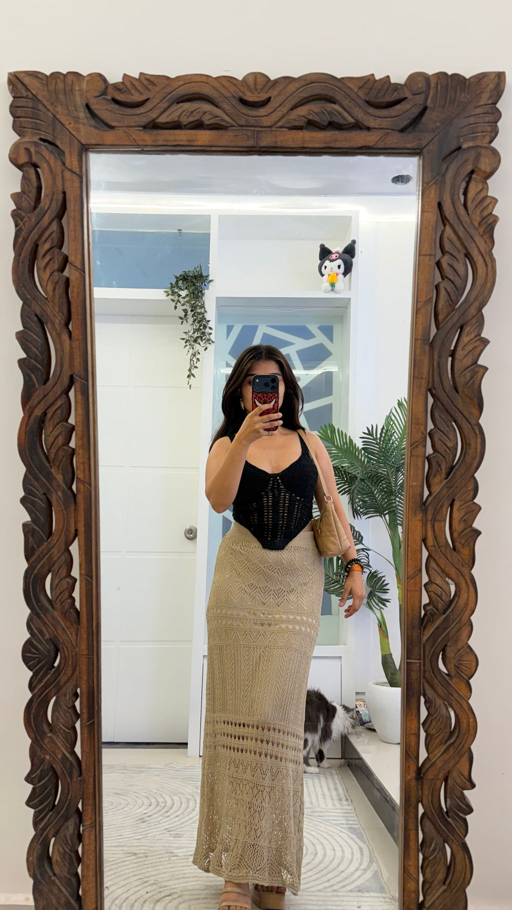 73 summer crochet skirt 24-30 waist/l: 38