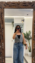 90 cute vest with black top 32-34 bust