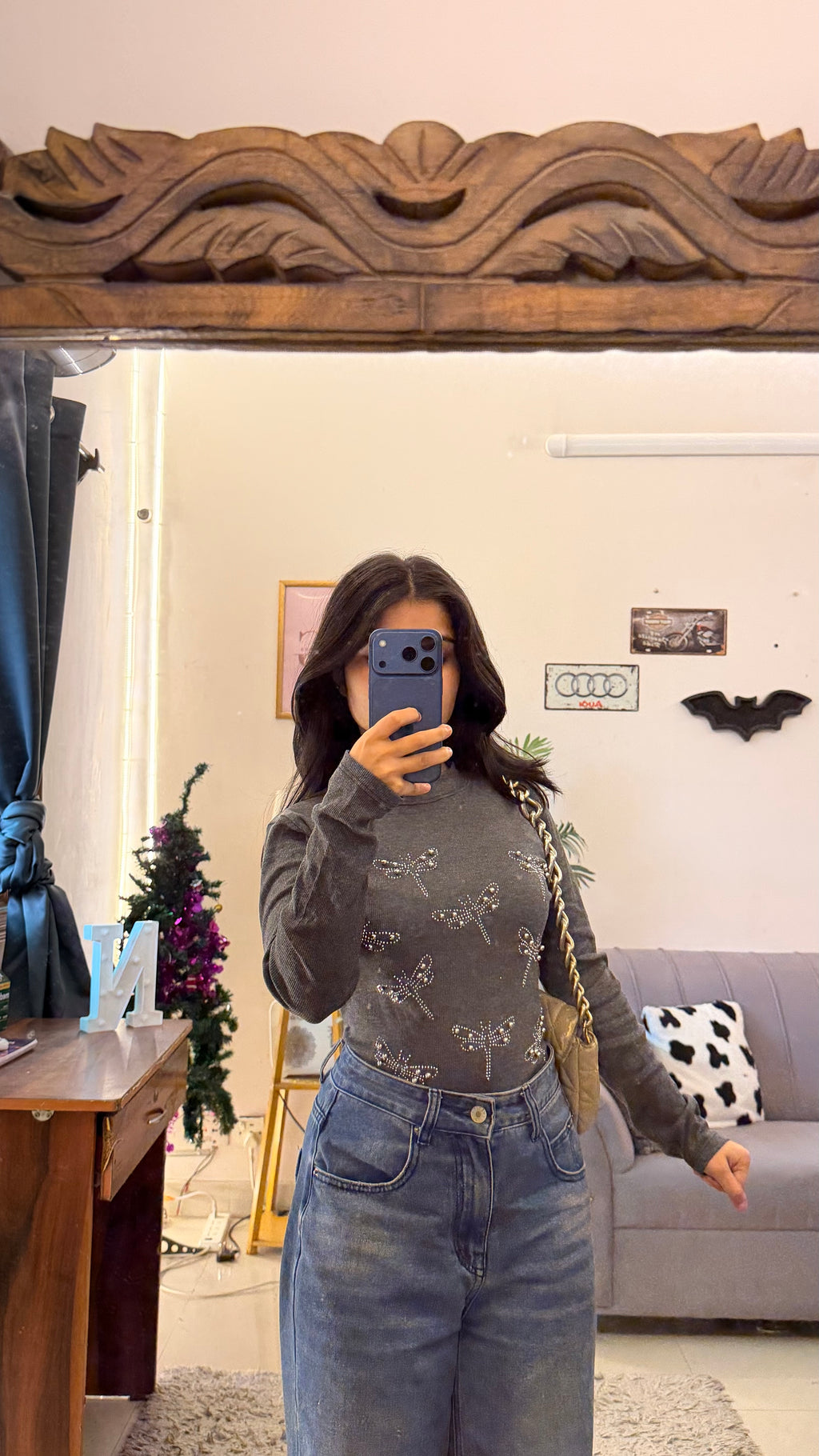 56 cute Top  3d print 30-32 bust