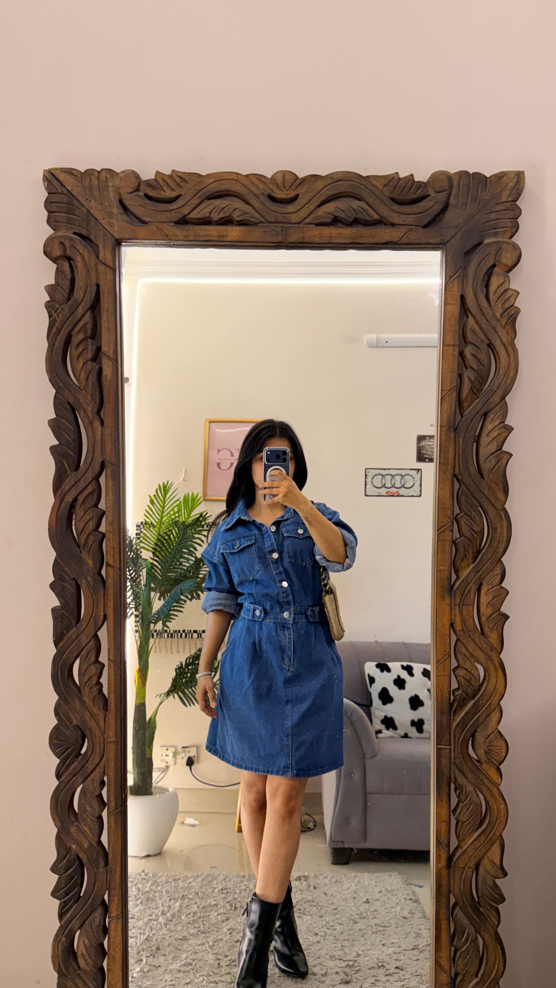4 Denim Dress up to Bust38/L31
