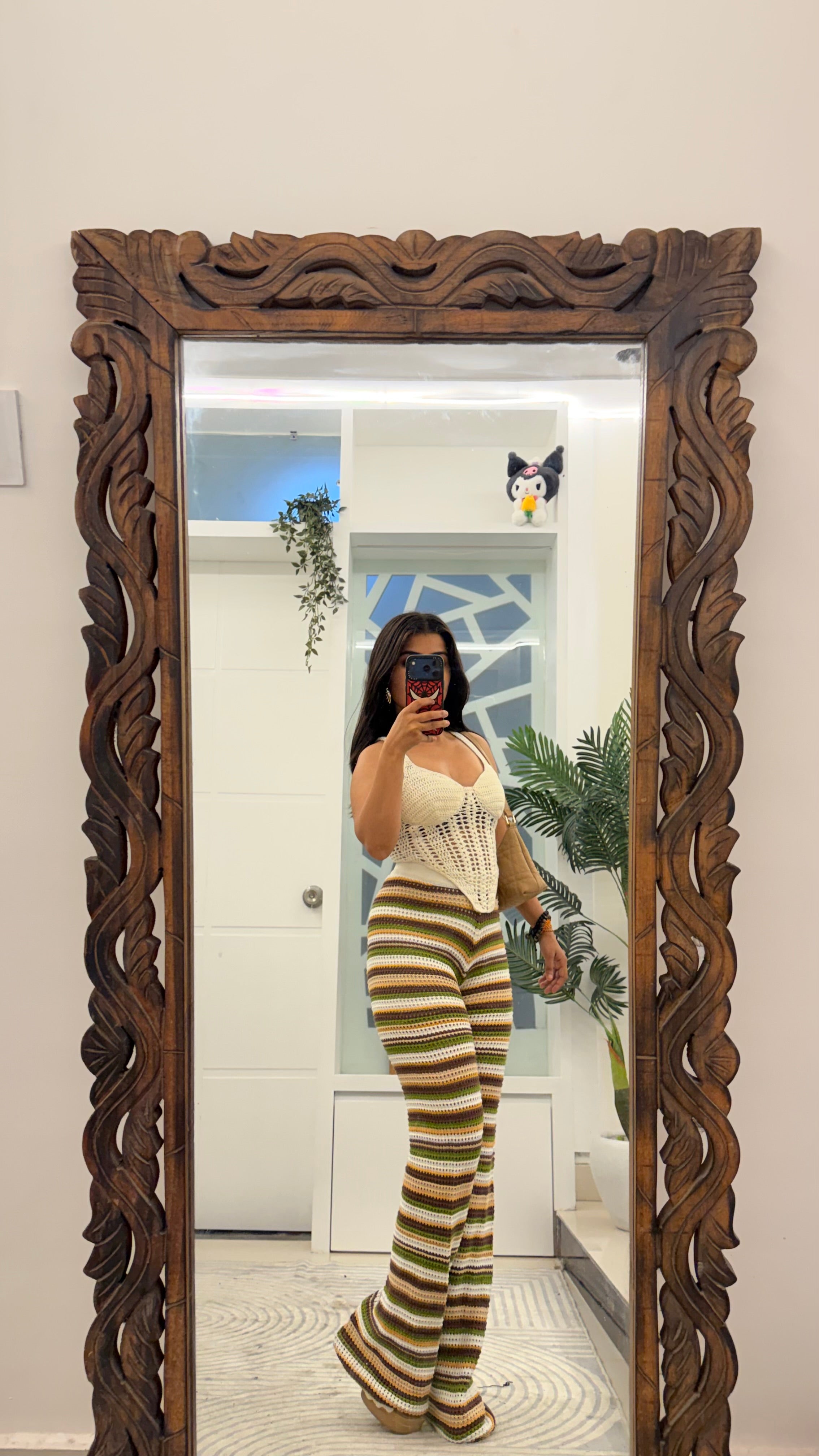 37 Pinterest Crochet pants 26-30 waist/l: 48