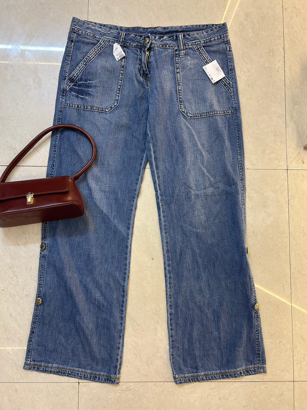 38) vintage jeans waist:38/l:40/inceam:9/hips 44
