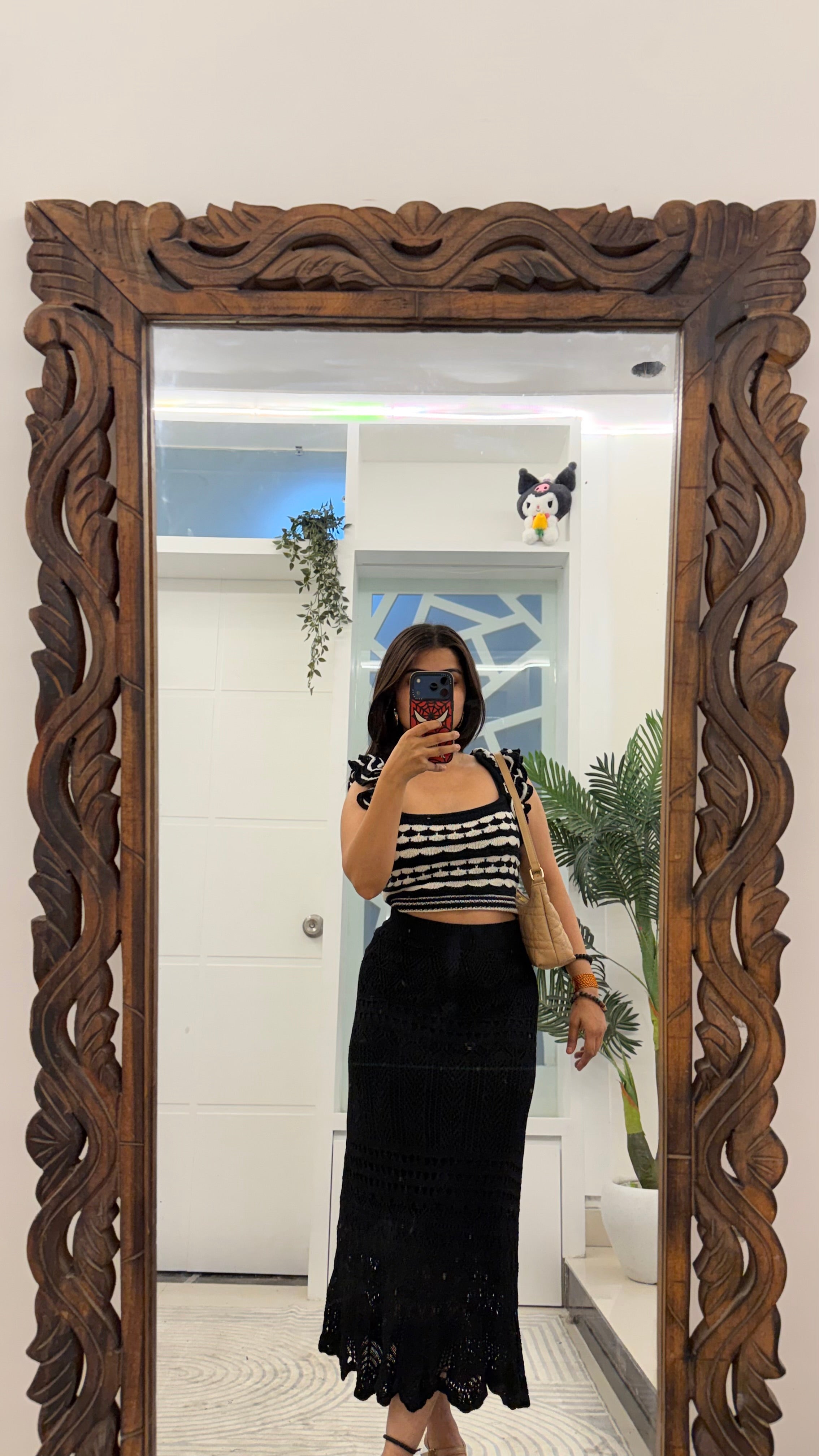 67 Summer Crochet Skirt 26-30 waist/l: 30