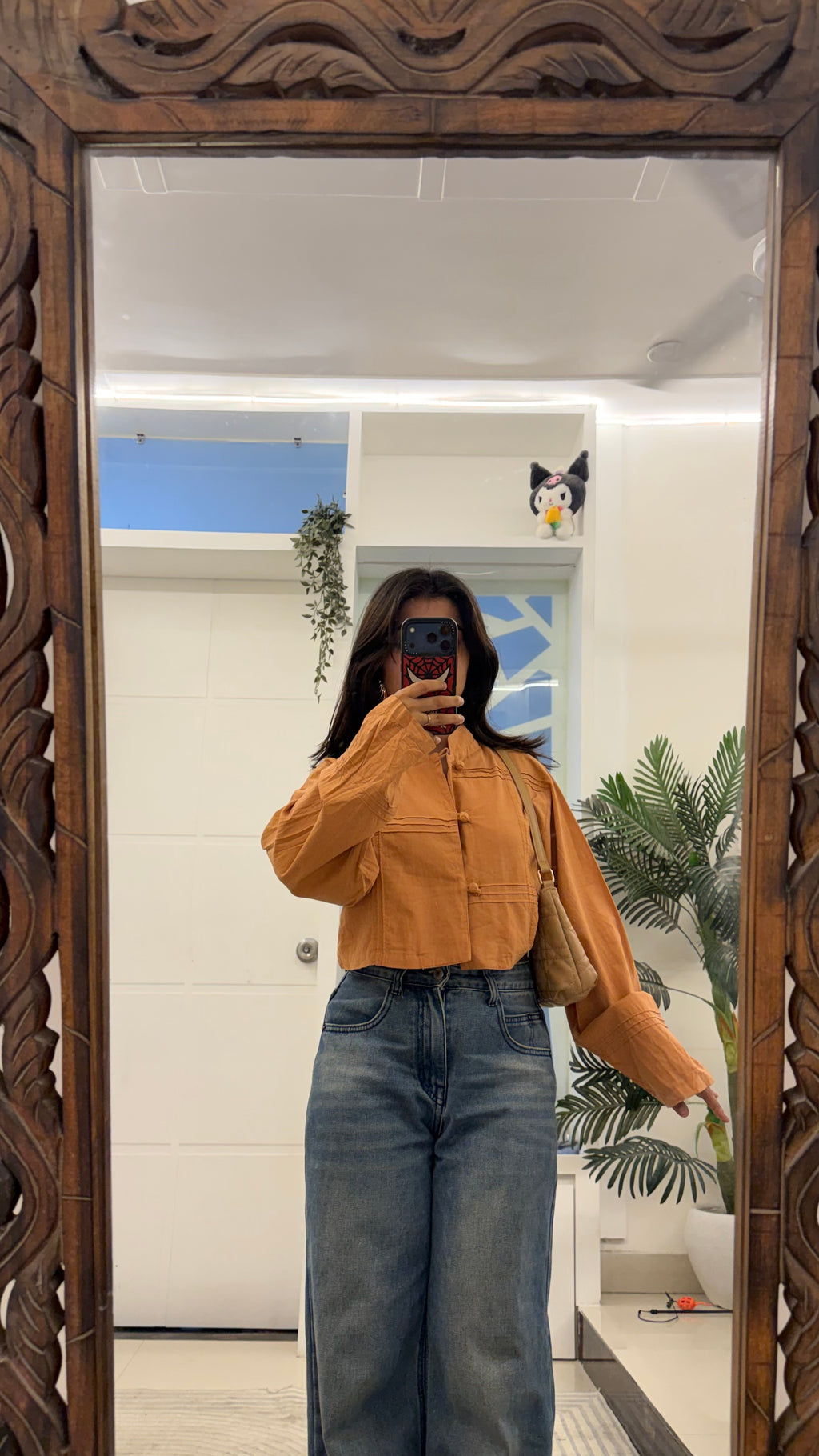 15 Korean semi winter top 32-34 bust