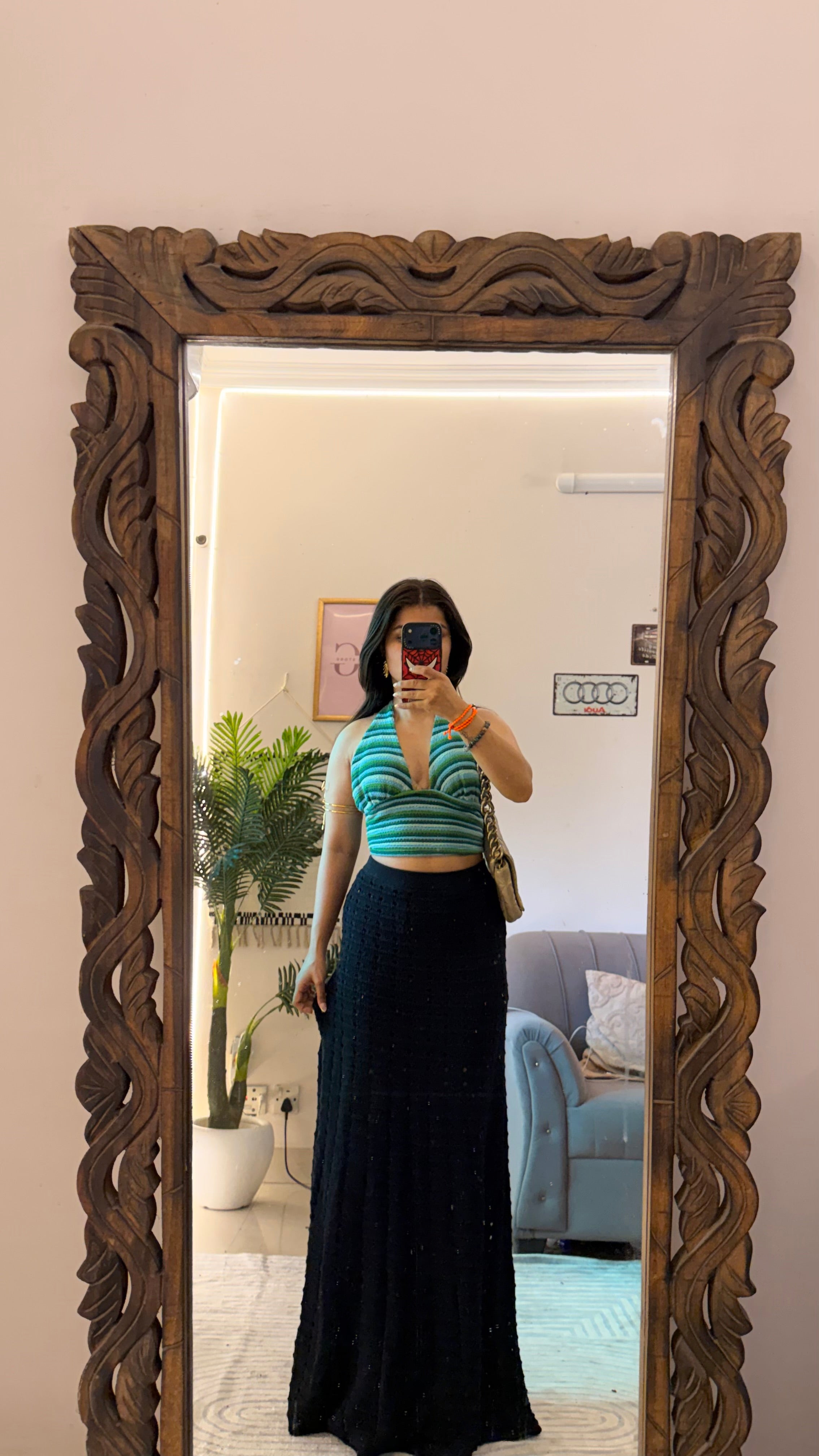 42 crochet skirt W28-32/L42