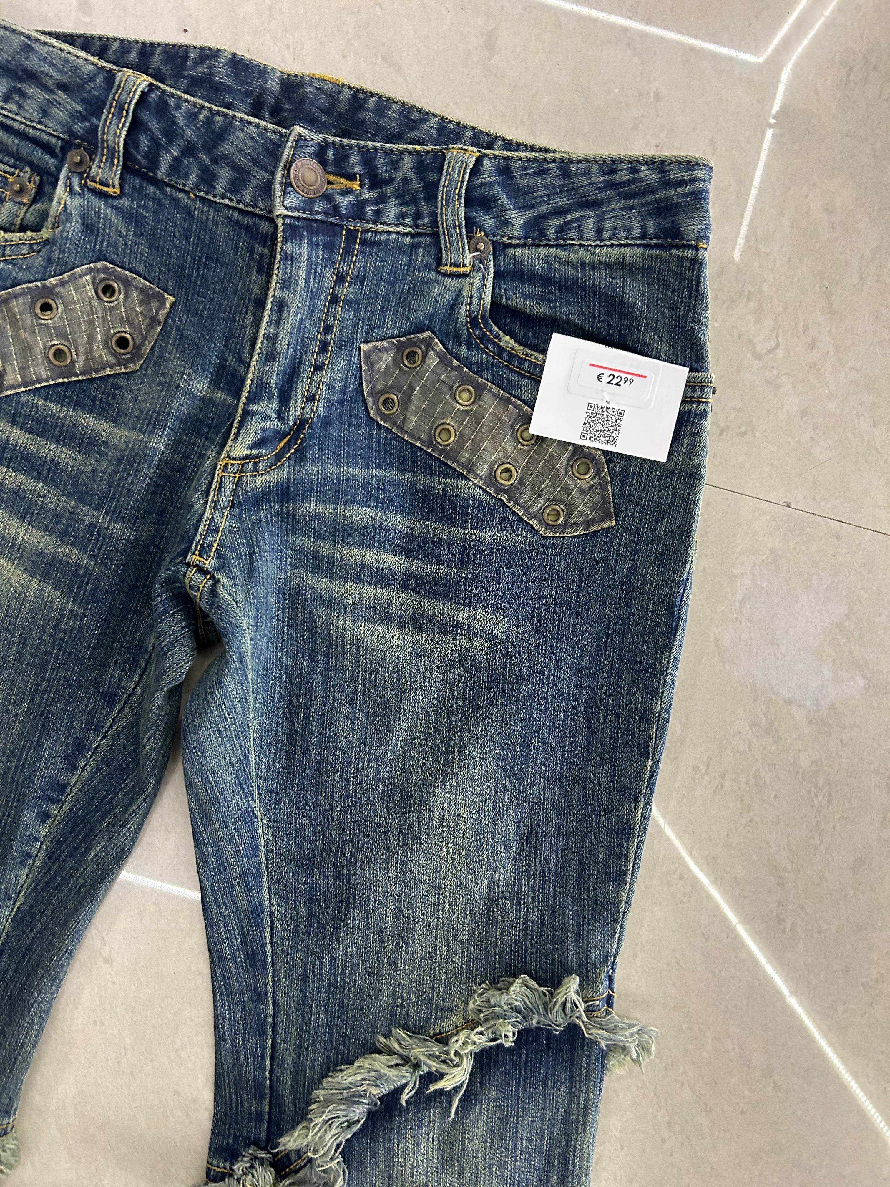 20) Vintage jeans waist:28/l:39/inceam:8/hips:34