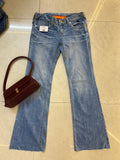 33) vintage jeans w:30/l:38/inceam:8/hips:34