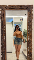 6 Pinterest Denim Skirt 32 waist/l:13