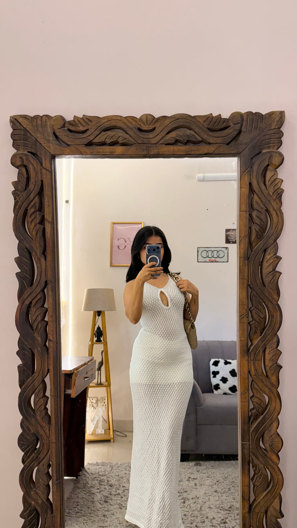 2 Bodycon Dress crochet dress (no lining ) 32-34 bust /l:51