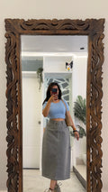 21 Pinterest Denim Skirtb30 waist/l:30