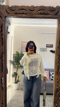 158 cute retro top 32-34 bust