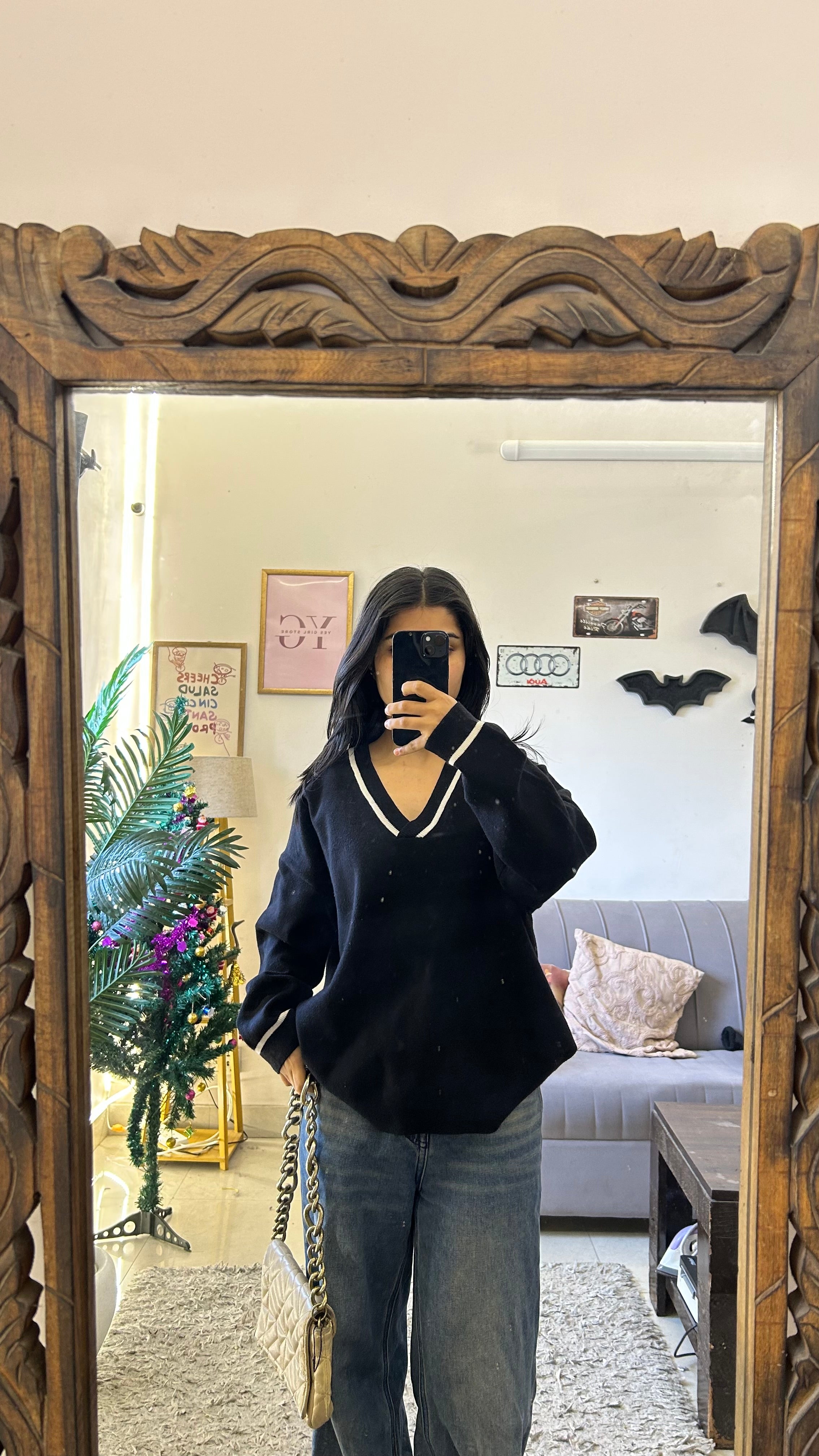 9 cute sweater mango L