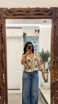 125 cute summer top 30-34 bust