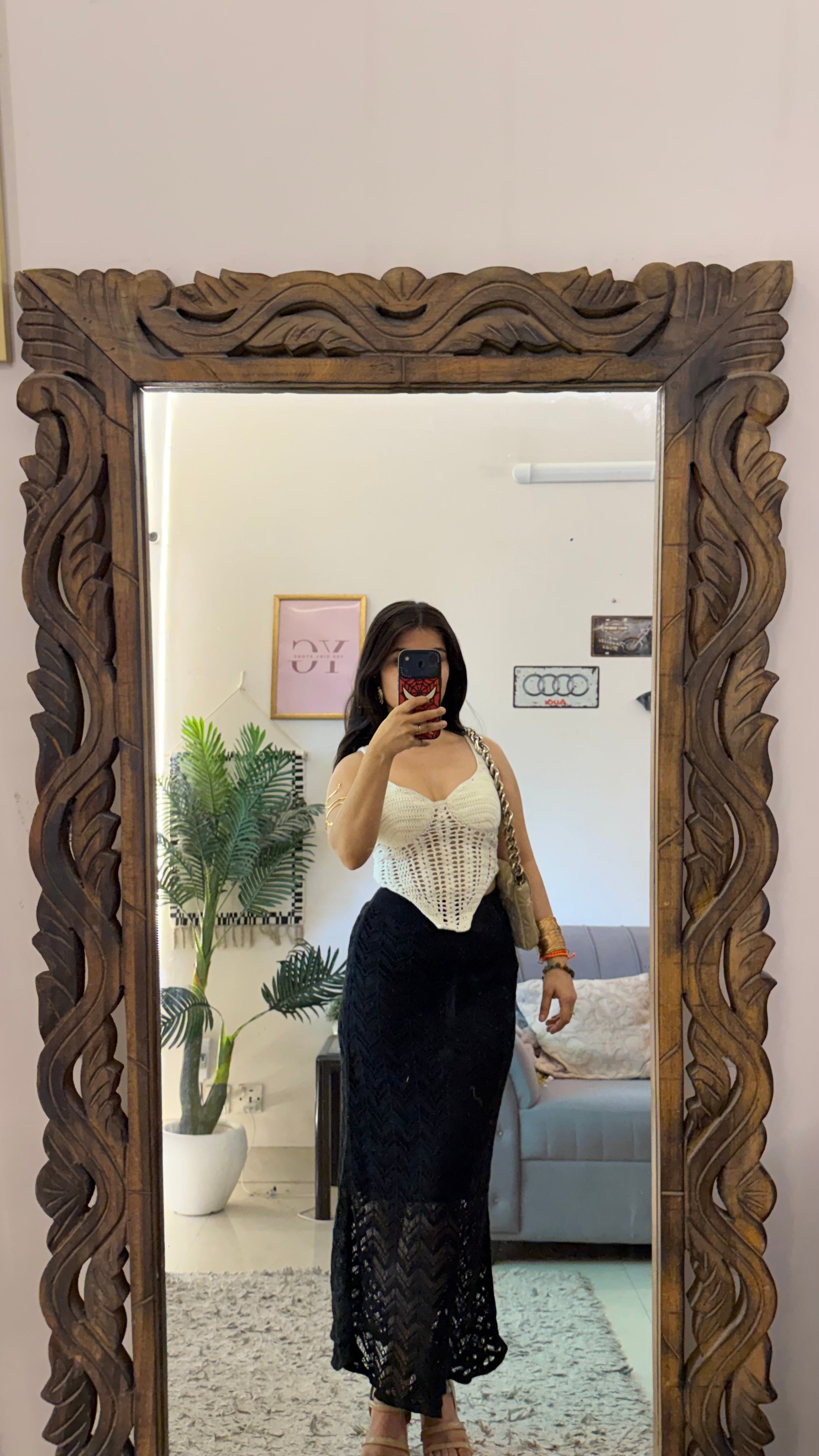 66 crochet skirt 24-38w/35L