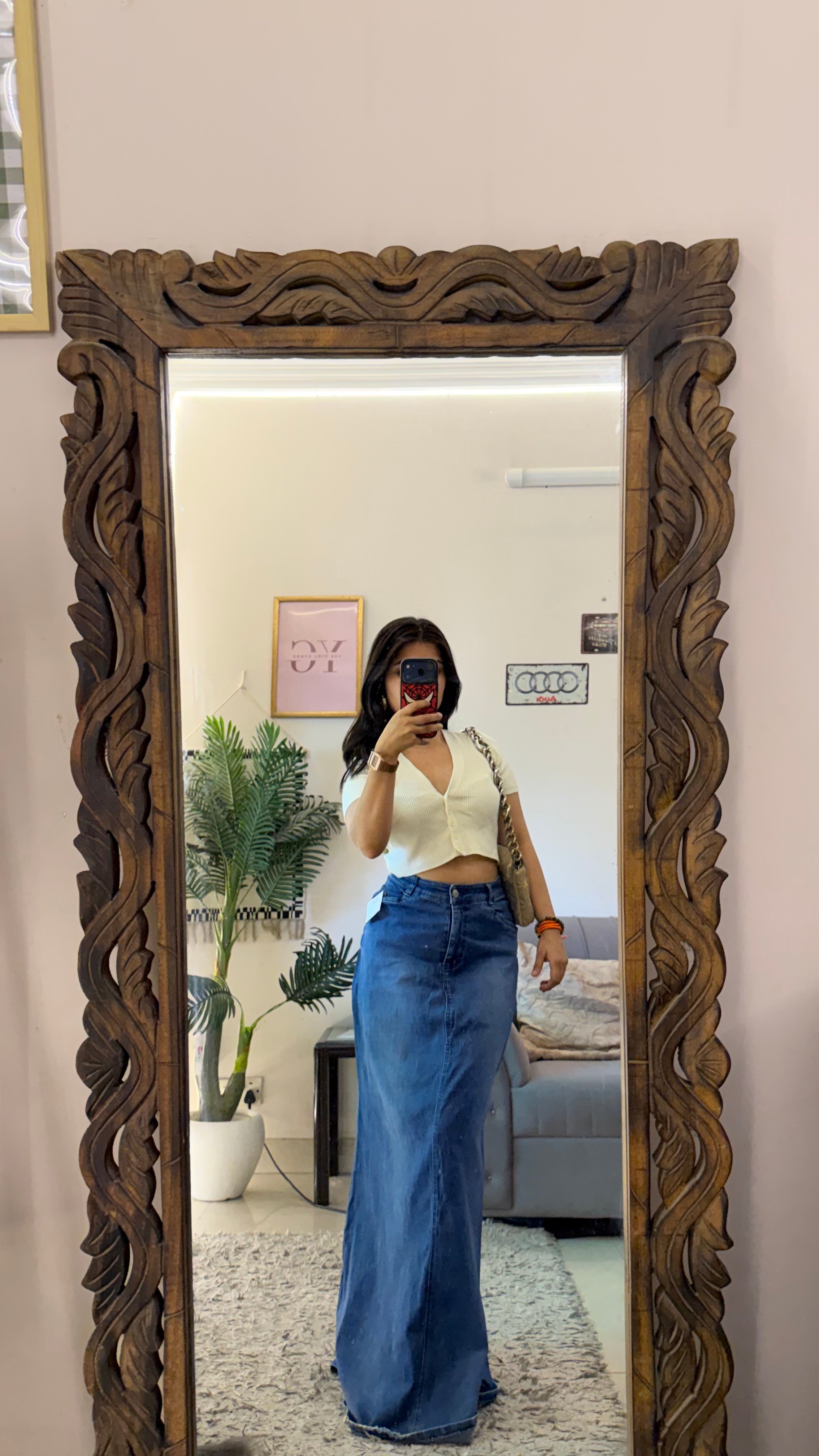 28 Pinterest denim skirt W30/40L
