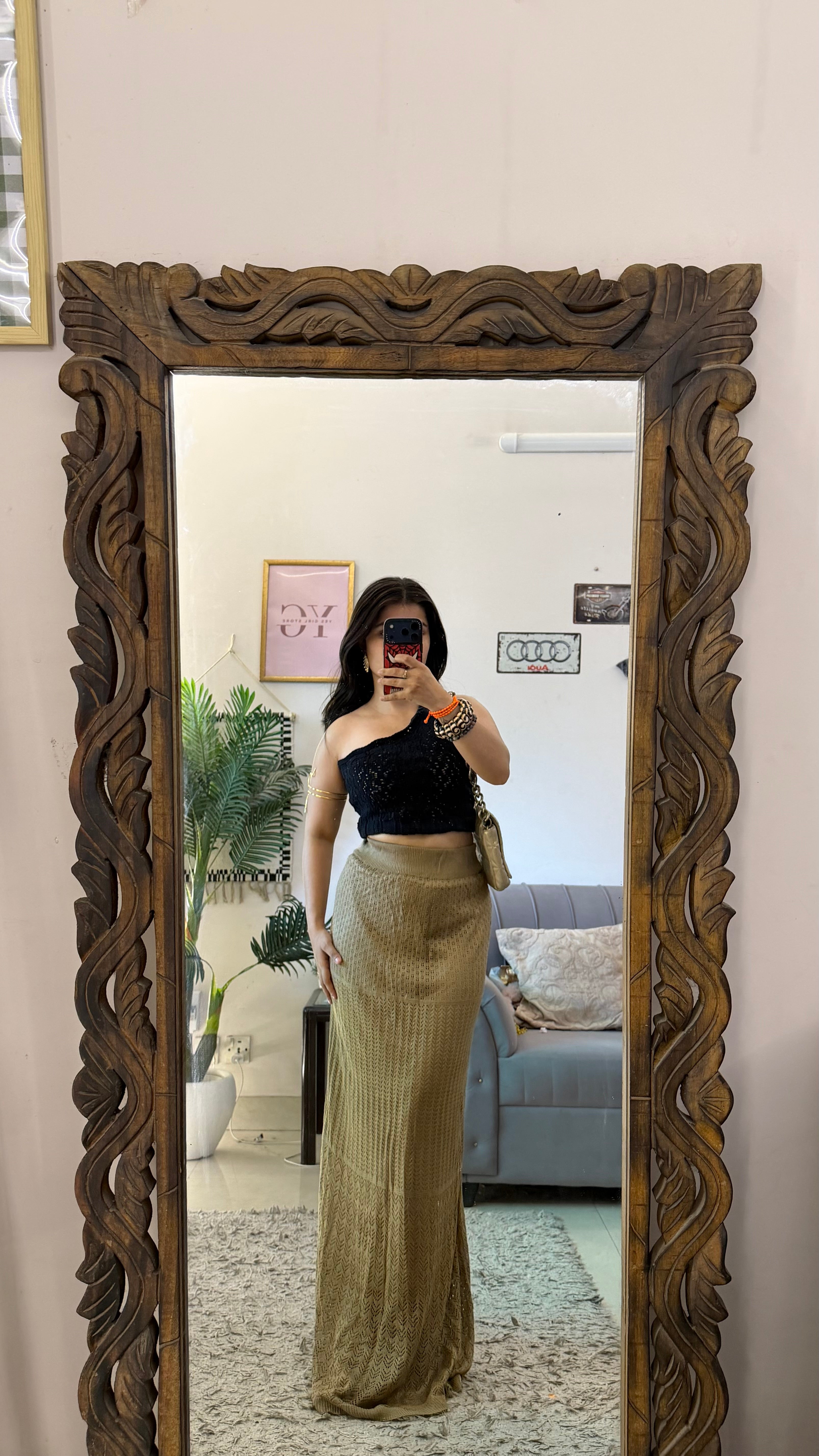 69 crochet skirt 26-30w/44L