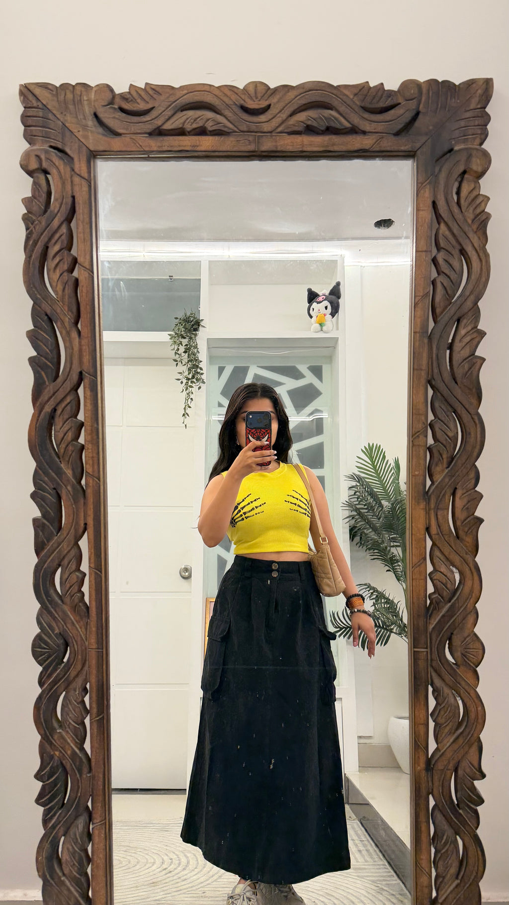 55 Pinterest Denim Skirt 26-28 waist/l:32