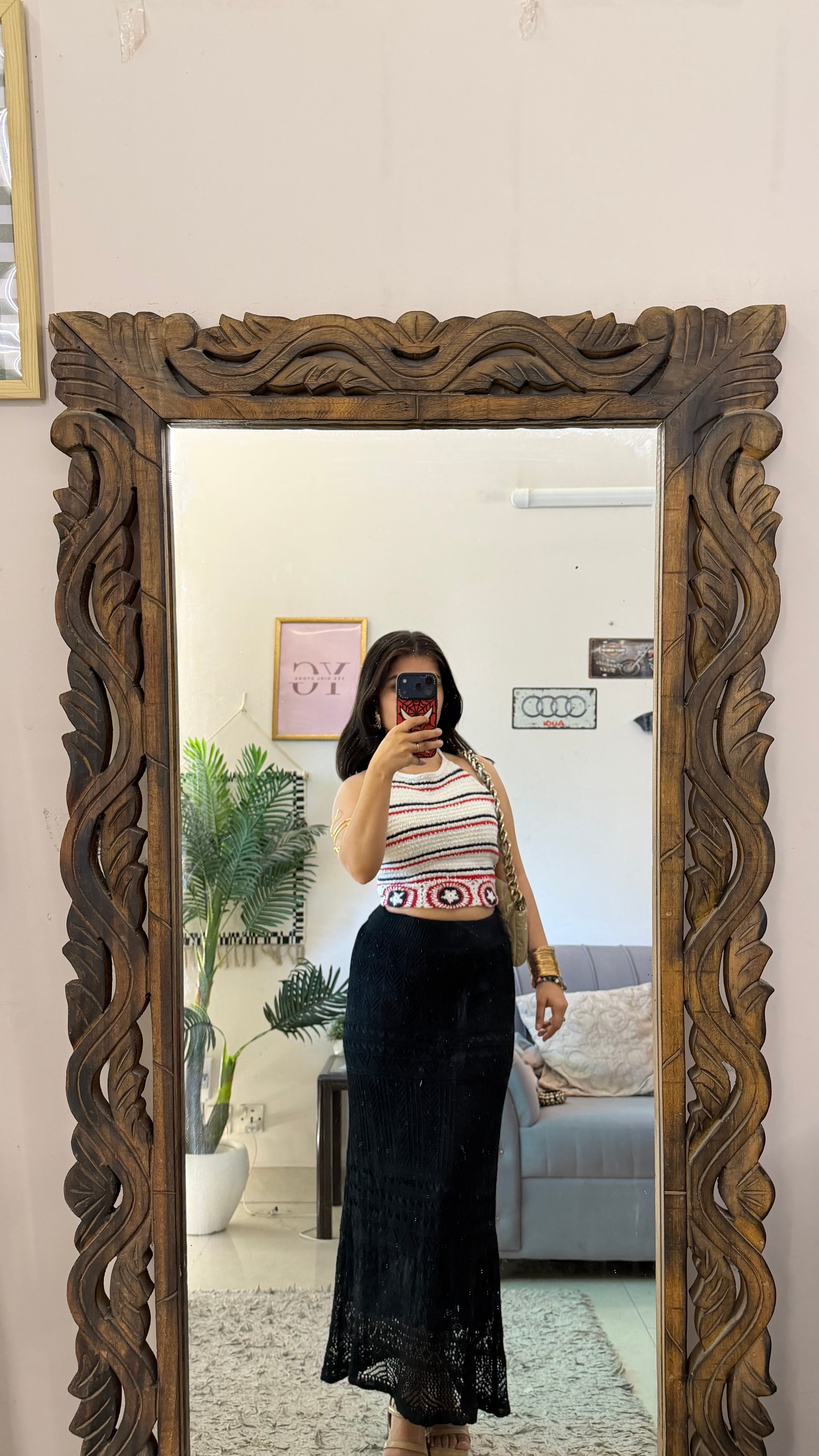 78 crochet skirt 26-32w/37L