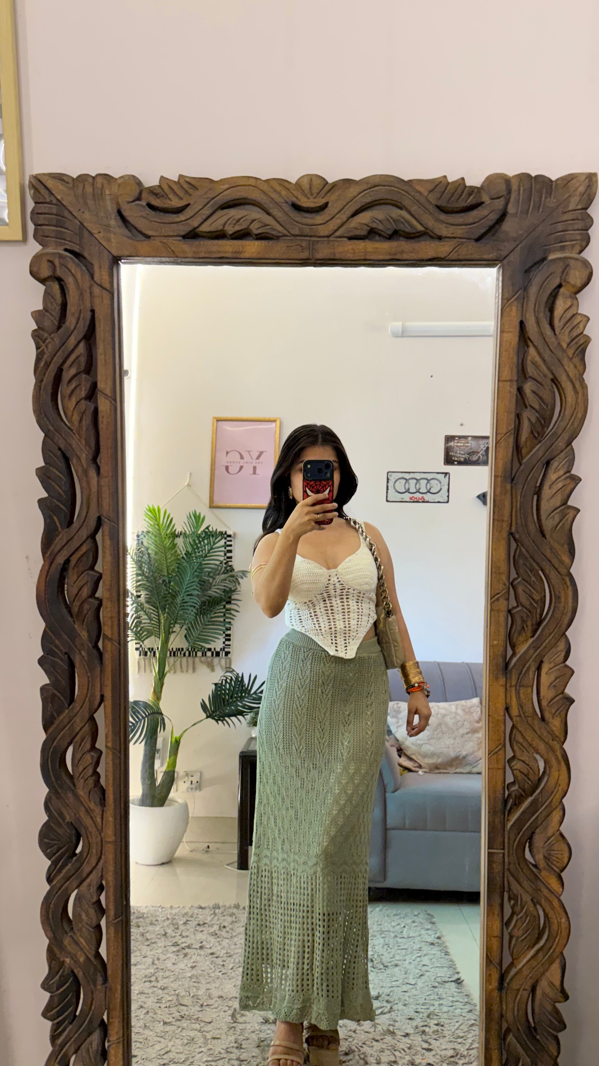 67 crochet skirt 26-28w/37L