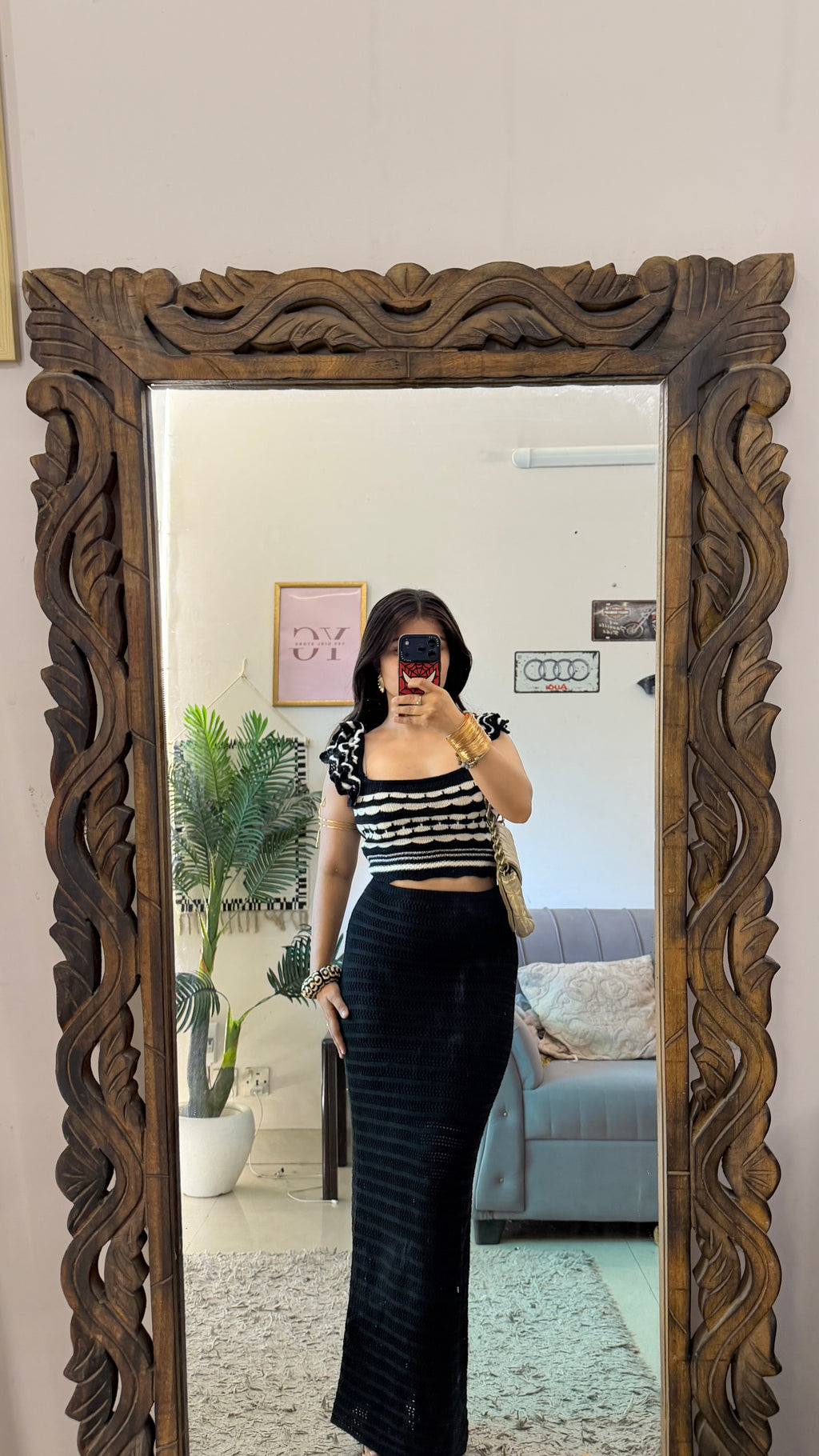 52) crochet skirt