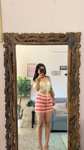 58) crochet skirt 26-28 waist/l:12