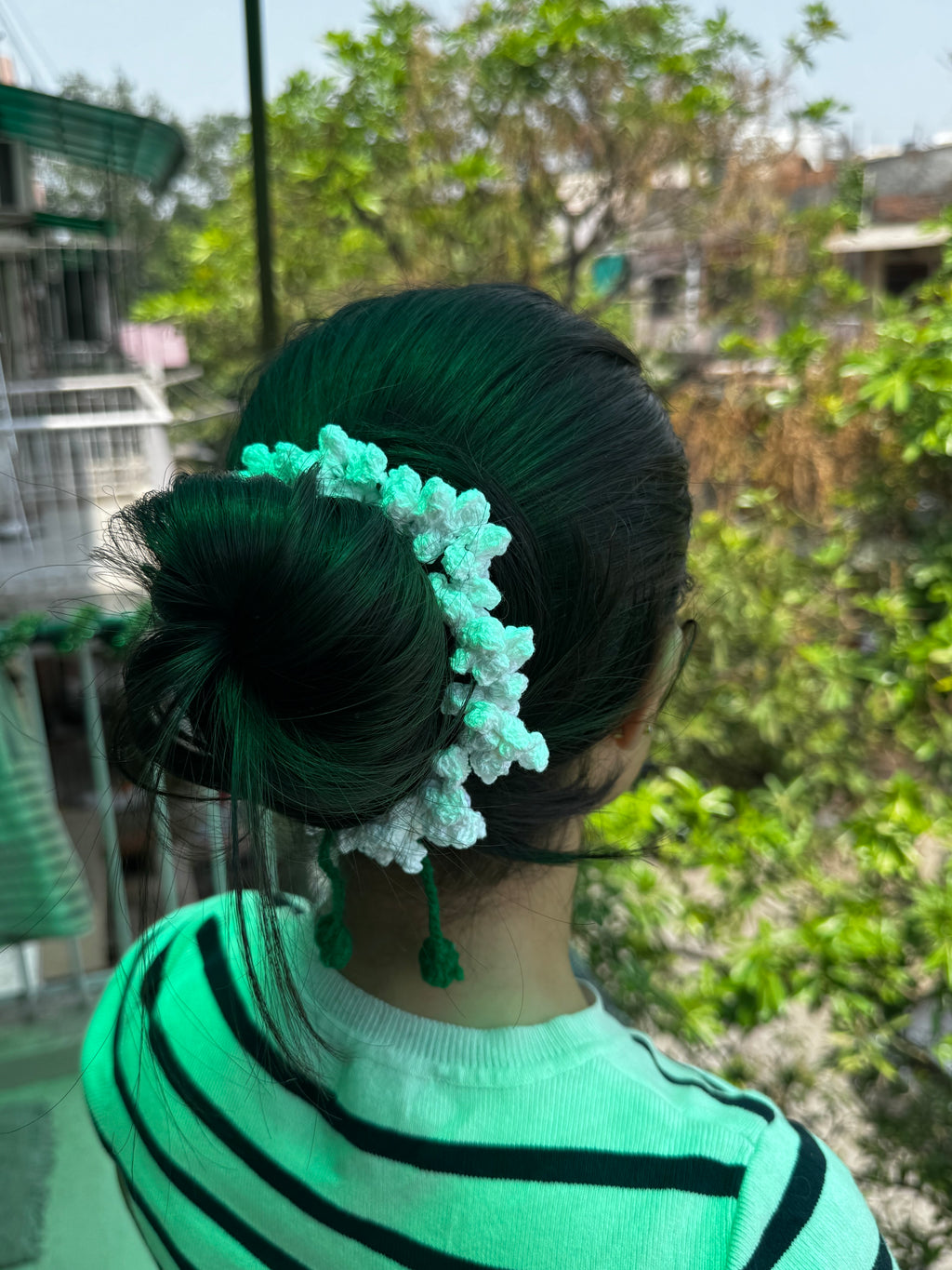 Cute crochet gajra