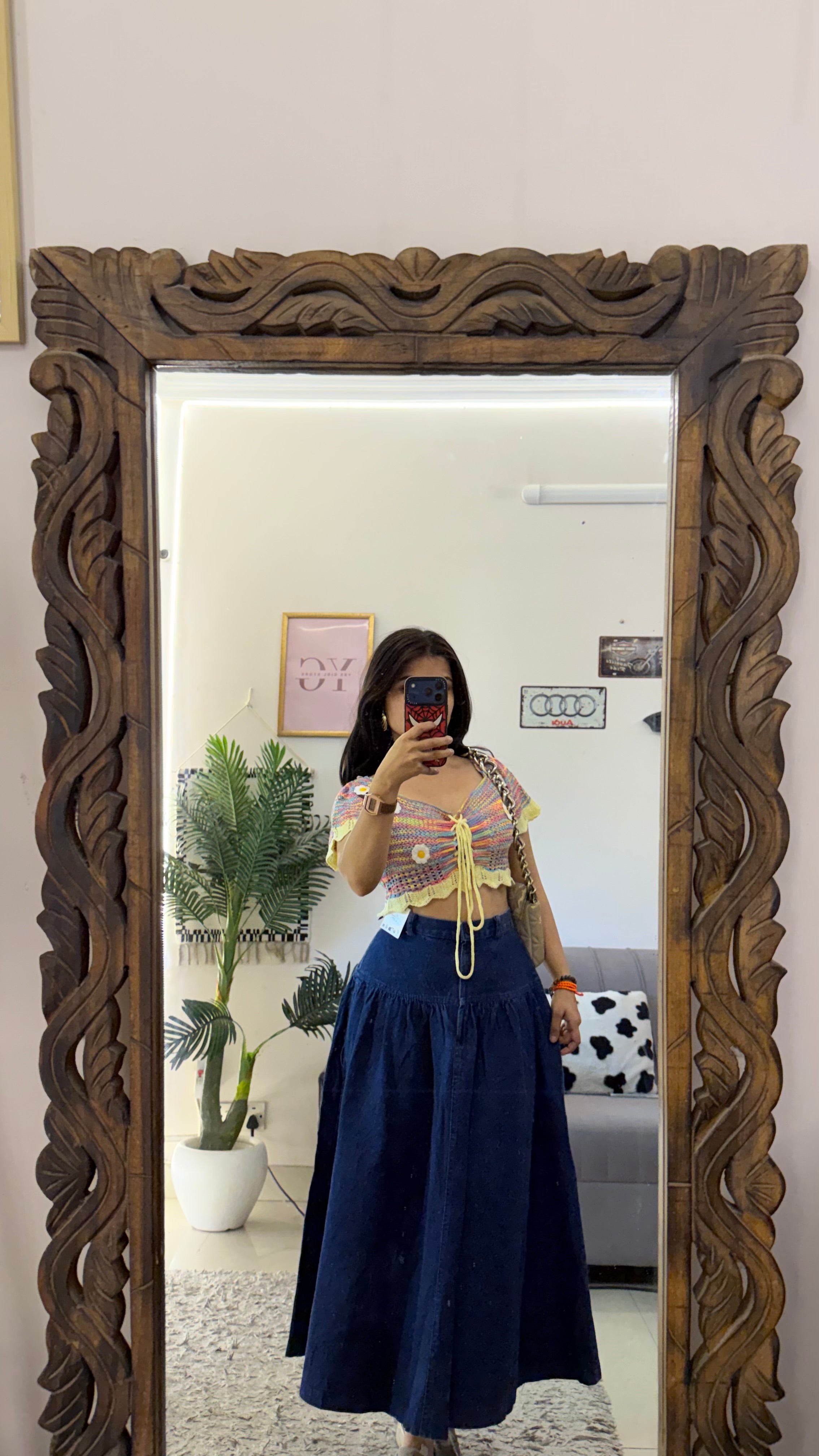 14 Pinterest denim skirt W28/32L