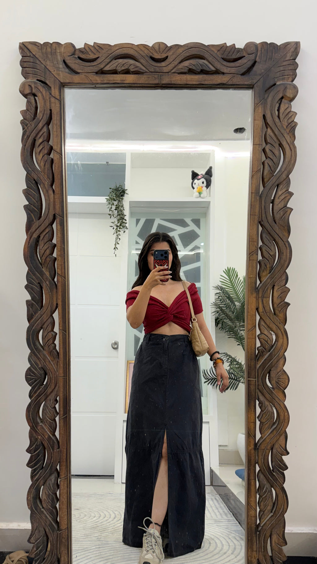 74 Cargo SKIRT 32-34 waist/l:38